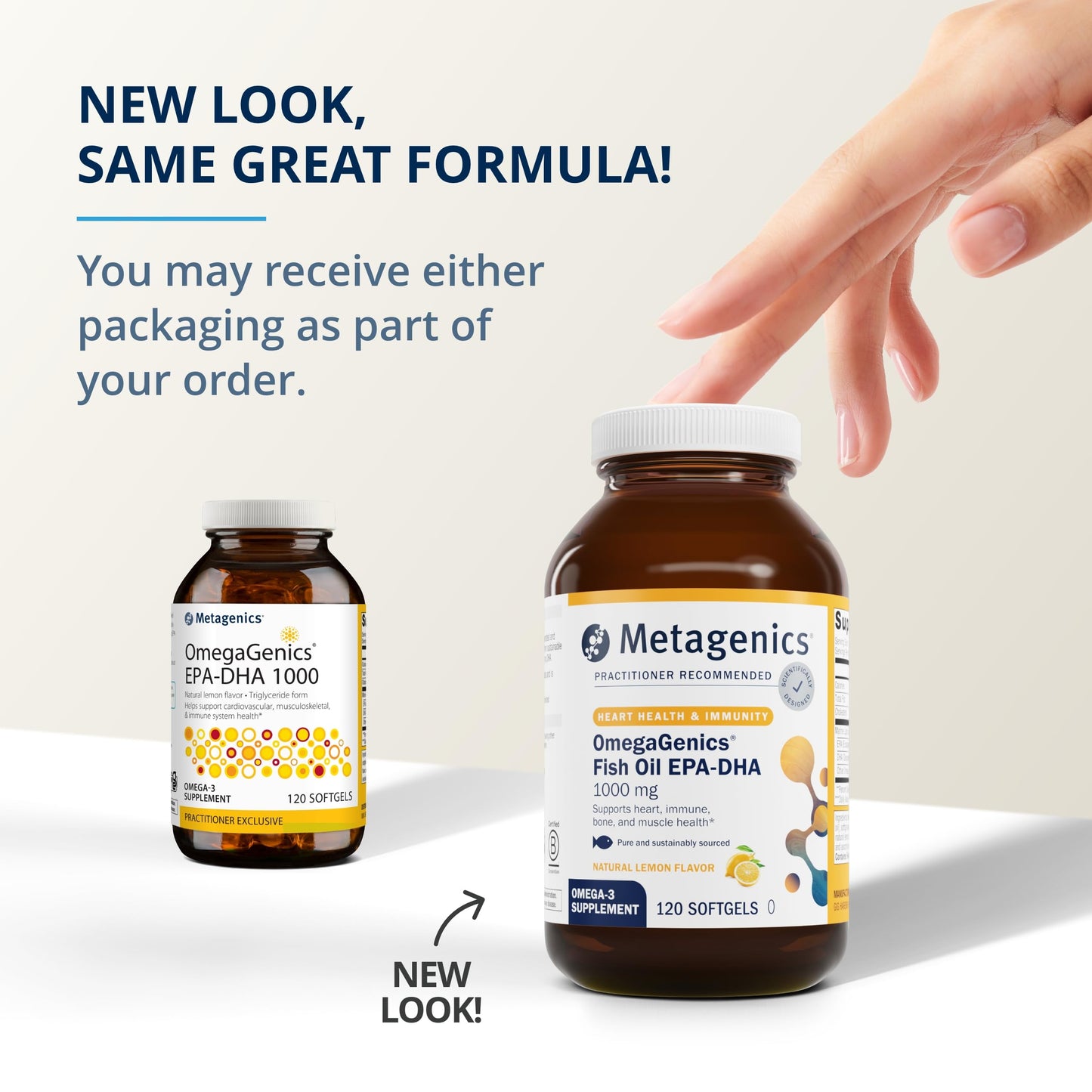 Metagenics OmegaGenics EPA-DHA 1000 & PhytoMulti Softgels & Tablets - 240 Count