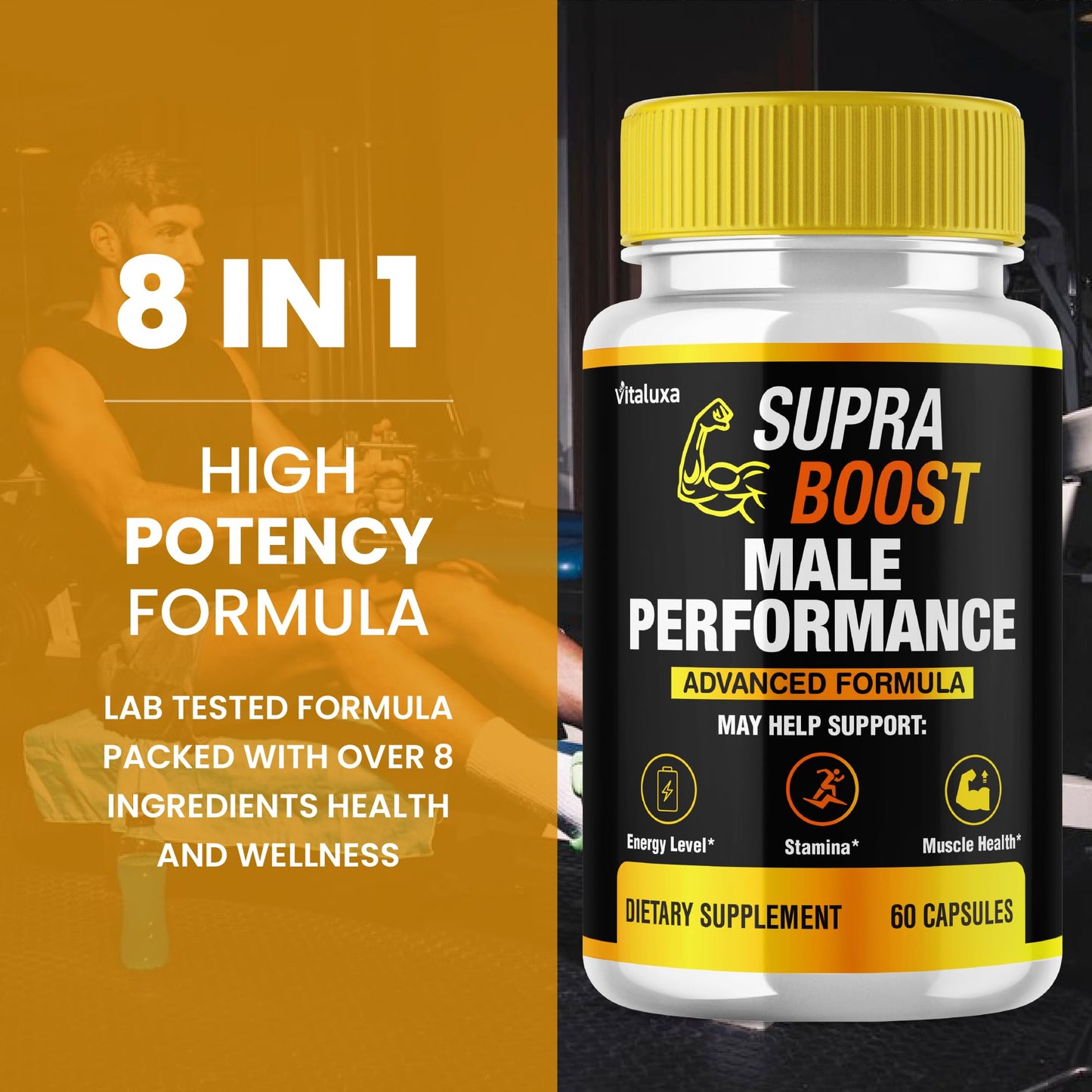 Vitaluxa Supra Boost Capsules, 60 Count