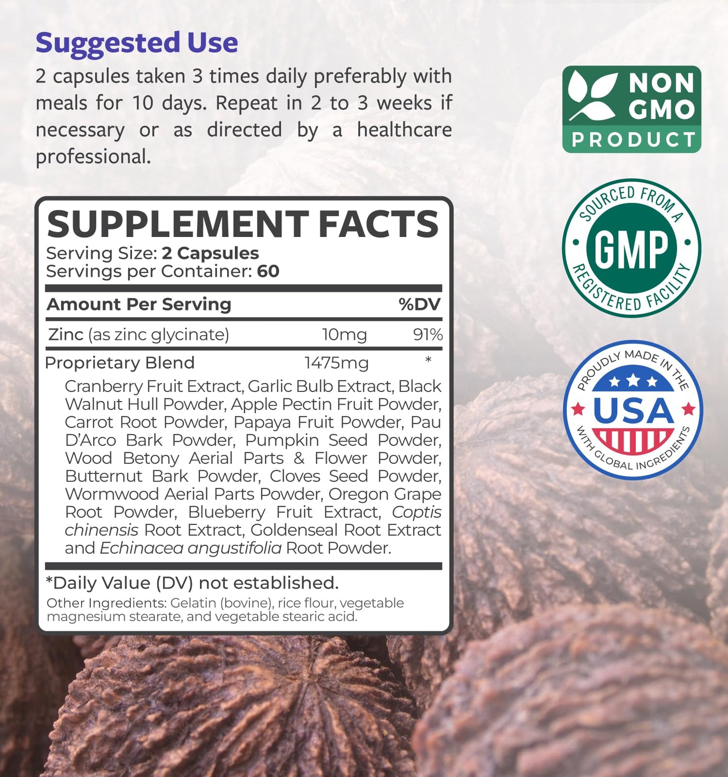 Healths Harmony Intestinal Guard Capsules, 120 Count