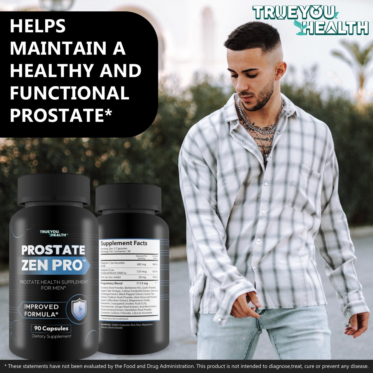 True You Health Prostate Zen Pro 90 Capsules