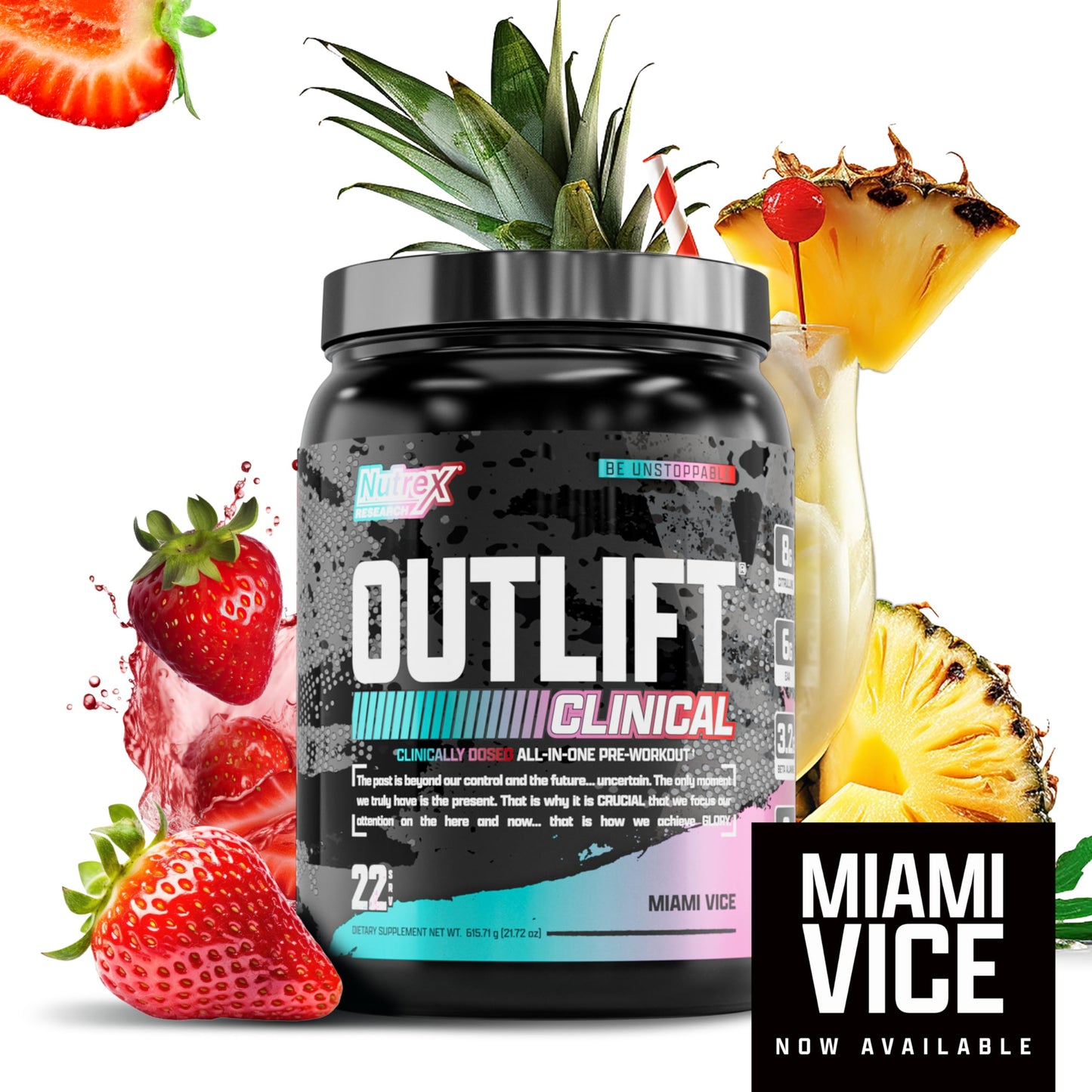 Nutrex Research Outlift Clinical Pre Workout Powder 743