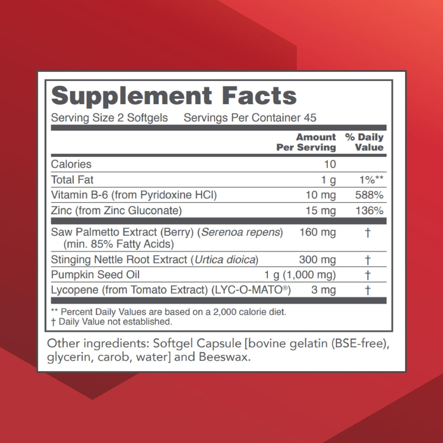 Protocol for Life Balance Ortho Prostate 90 Softgels