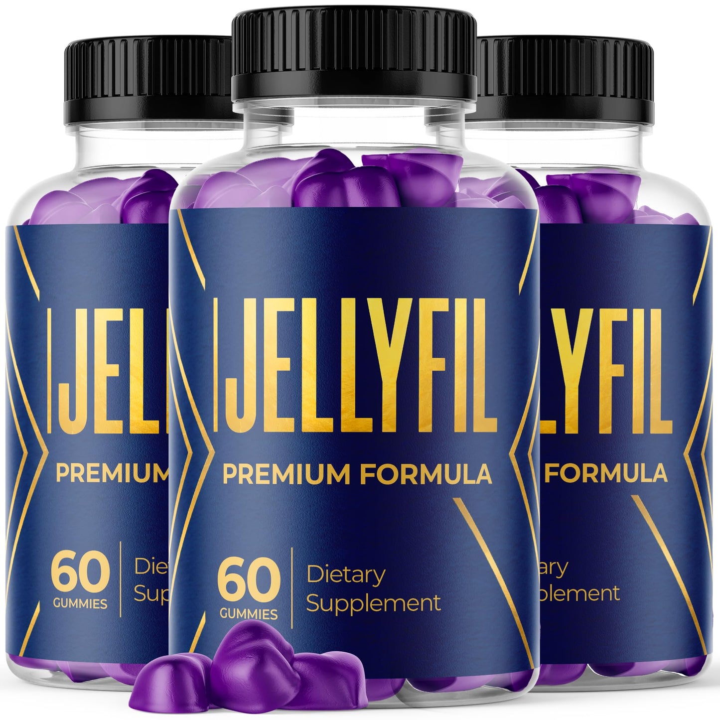 Flex University Jellyfil Gummies for Men Chewable 180 Count