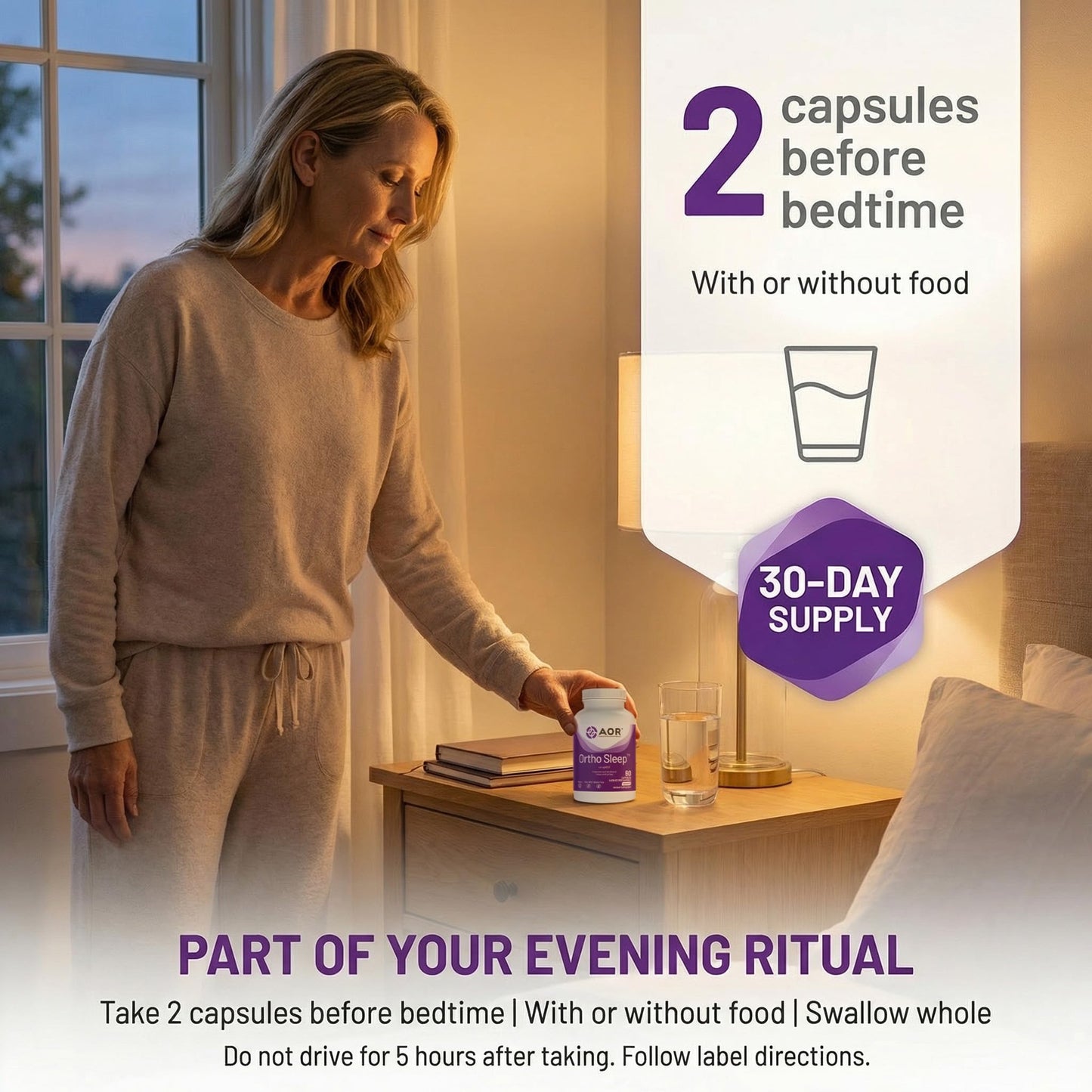 AOR Ortho Sleep Capsules, 60 Capsules