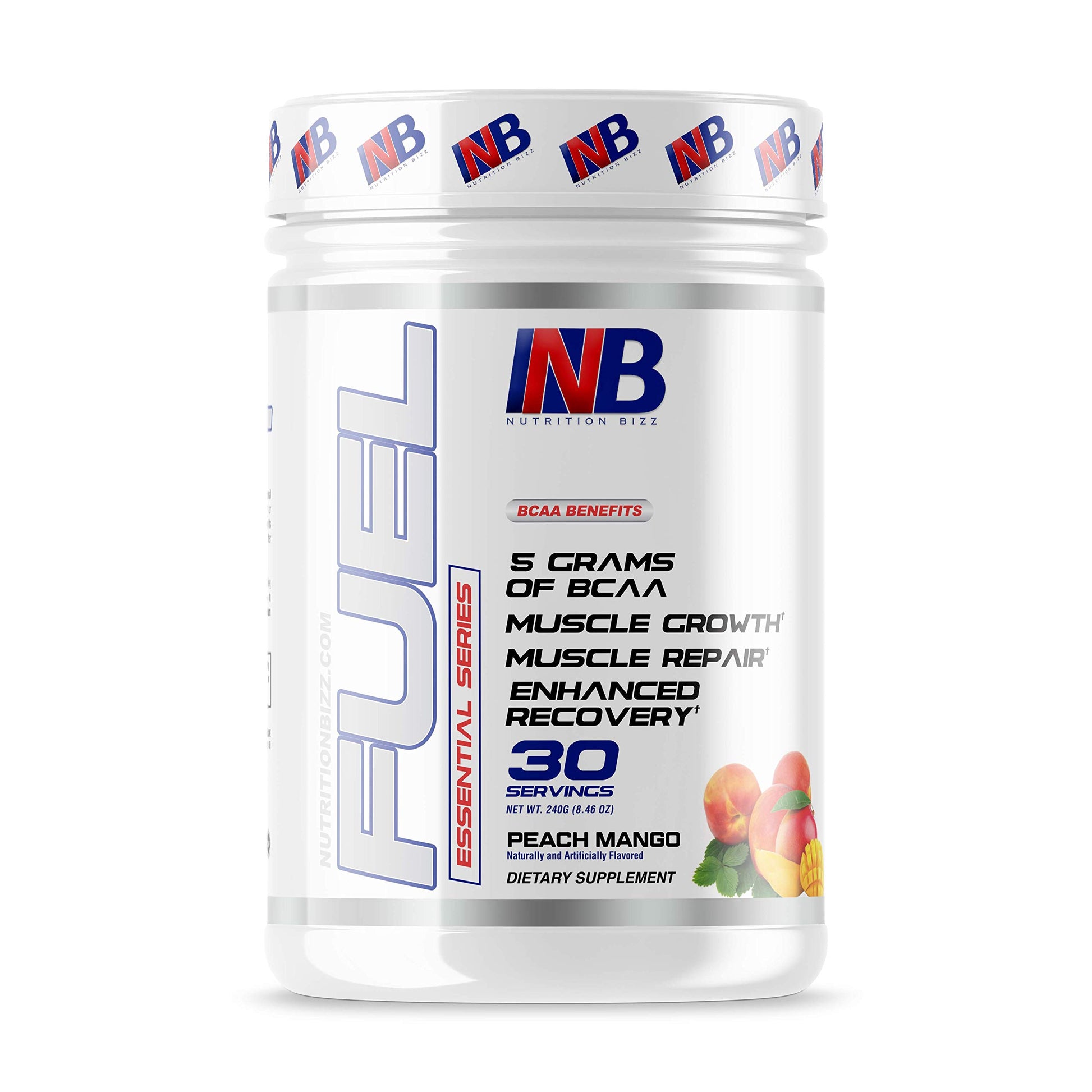NutritionBizz BCAA Powder 8.46 oz