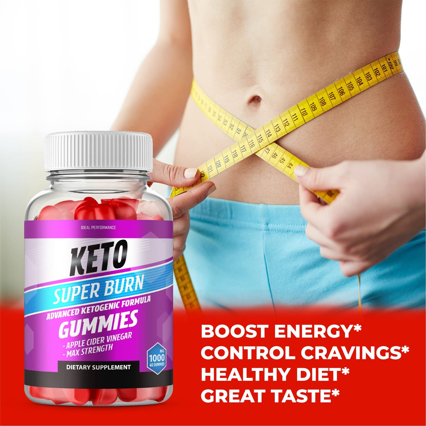 IDEAL PERFORMANCE Ketos Super Burns Gummies 120 Gummies