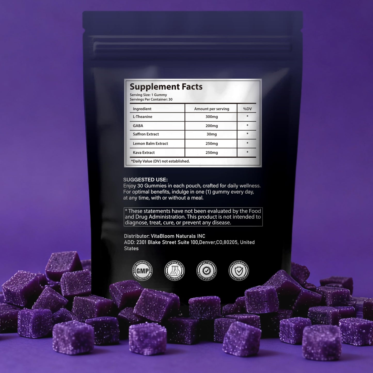 unmute Kava Kava Gummies 1 Count
