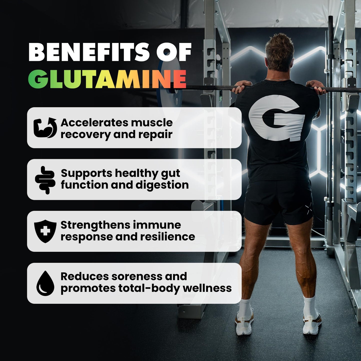 Gains in Bulk L-Glutamine Powder 9.95 oz 30 Servings
