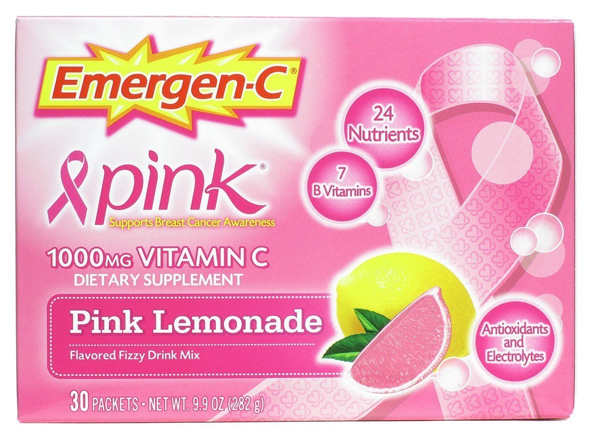 Emergen-C Pink Vitamin C Capsules, 180 Count