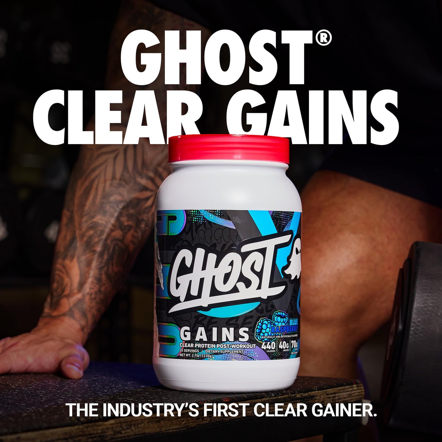 GHOST Clear Gains Mass Gainer Protein Powder 43.2