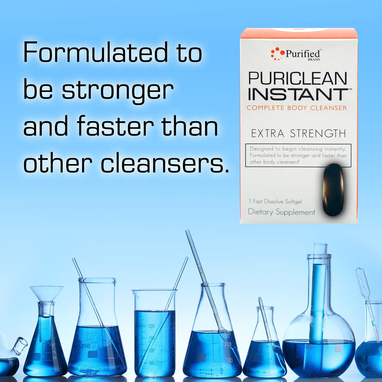 Wellgenix Puriclean Instant Complete Body Cleanser Softgels 2 Pack