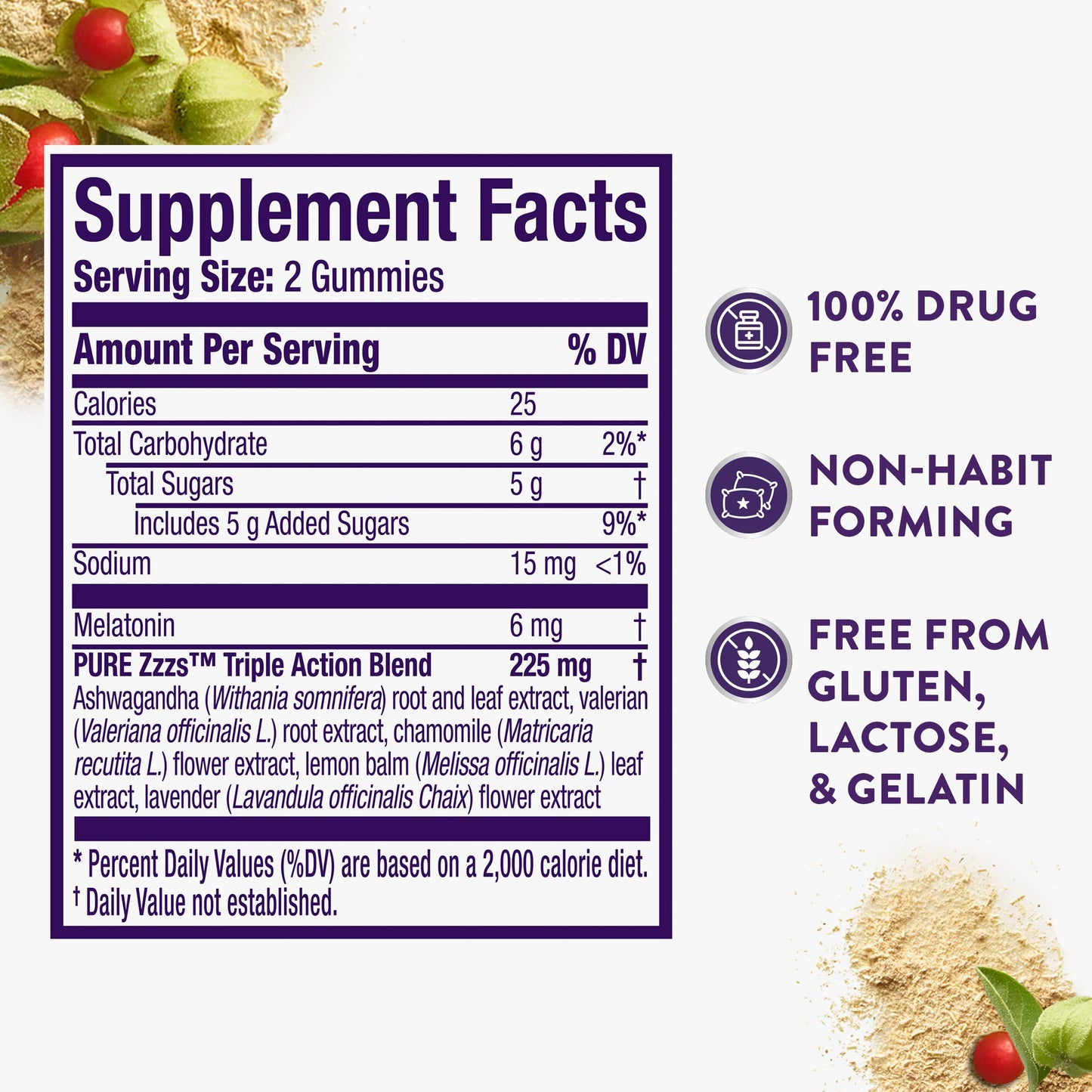 ZzzQuil PURE Zzzs Triple Action Melatonin Gummies, 90 Count