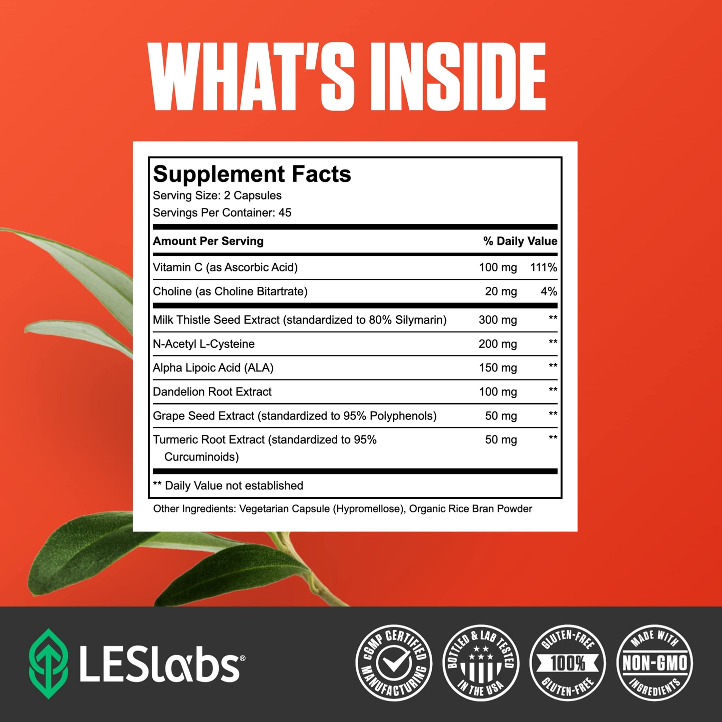 LES Labs Liver Support Capsules 90 Count