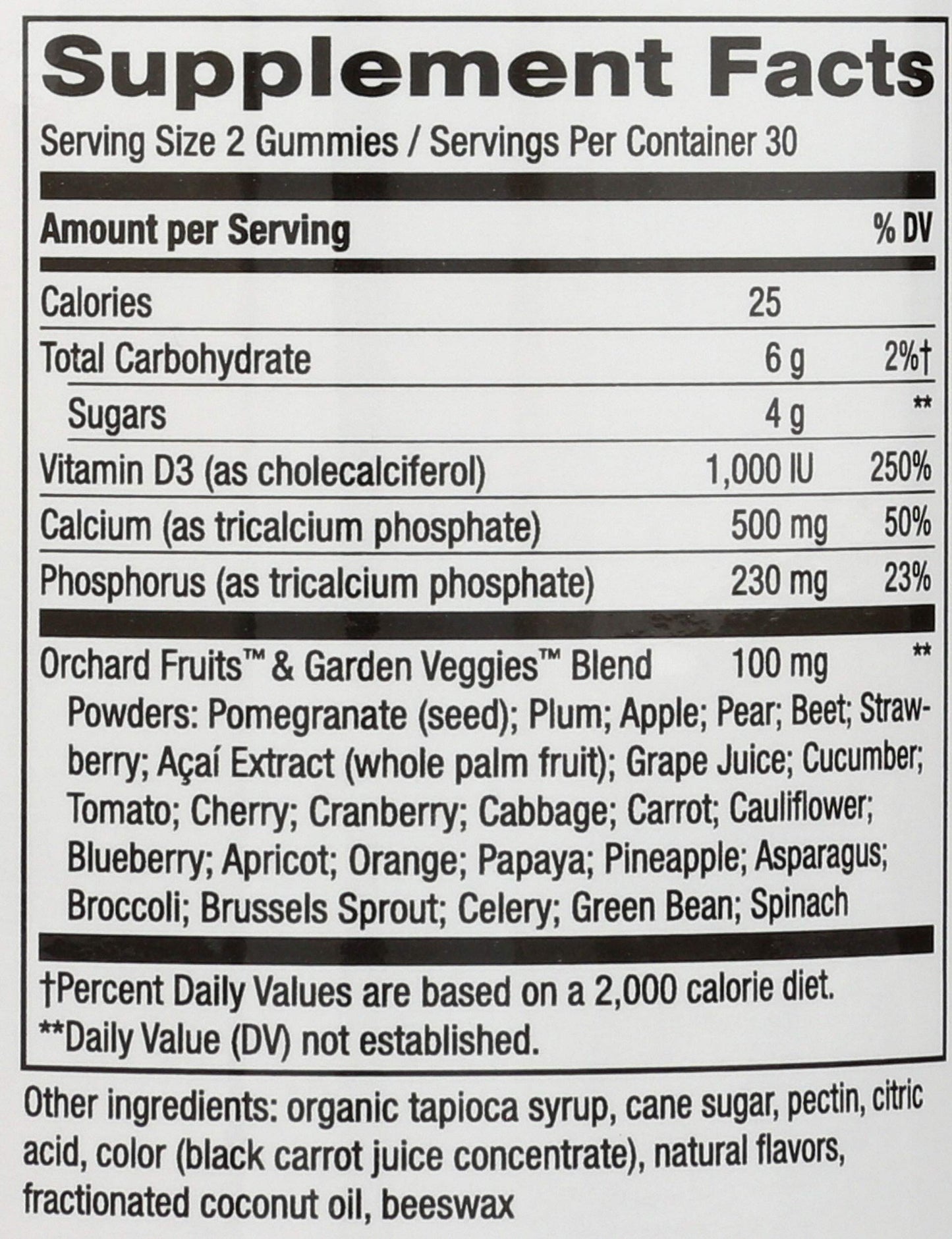 Nature's Way Calcium Alive Plus D 100 Mg Gummies, 60 Count