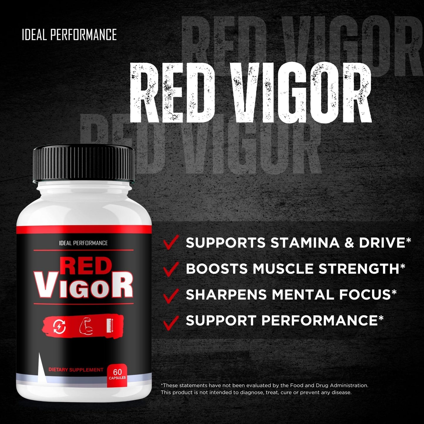 IDEAL PERFORMANCE Red Vigor 300 Capsules