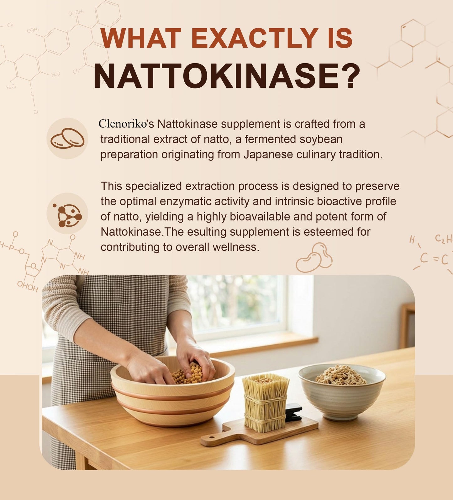 Clenoriko Nattokinase with CoQ10 Capsule 180 Count