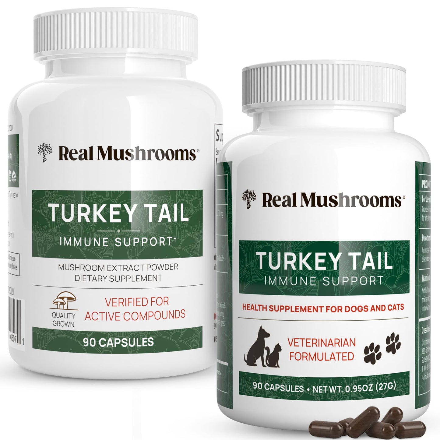 Real Mushrooms Turkey Tail Mushroom Extract Capsules