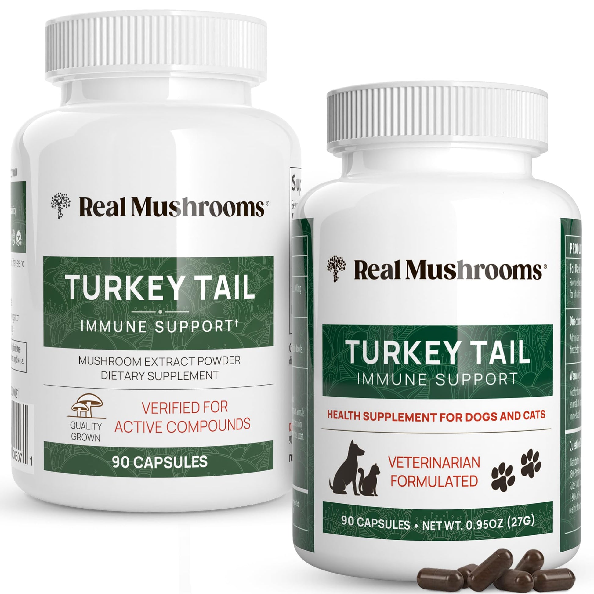 Real Mushrooms Turkey Tail Mushroom Extract Capsules