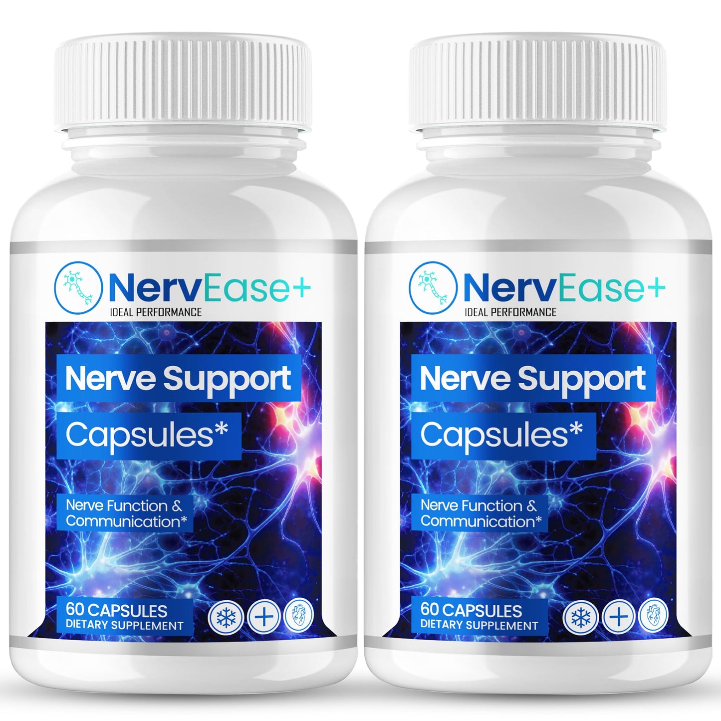 IDEAL PERFORMANCE Nervease Neuropathy Supplements 120 Capsules