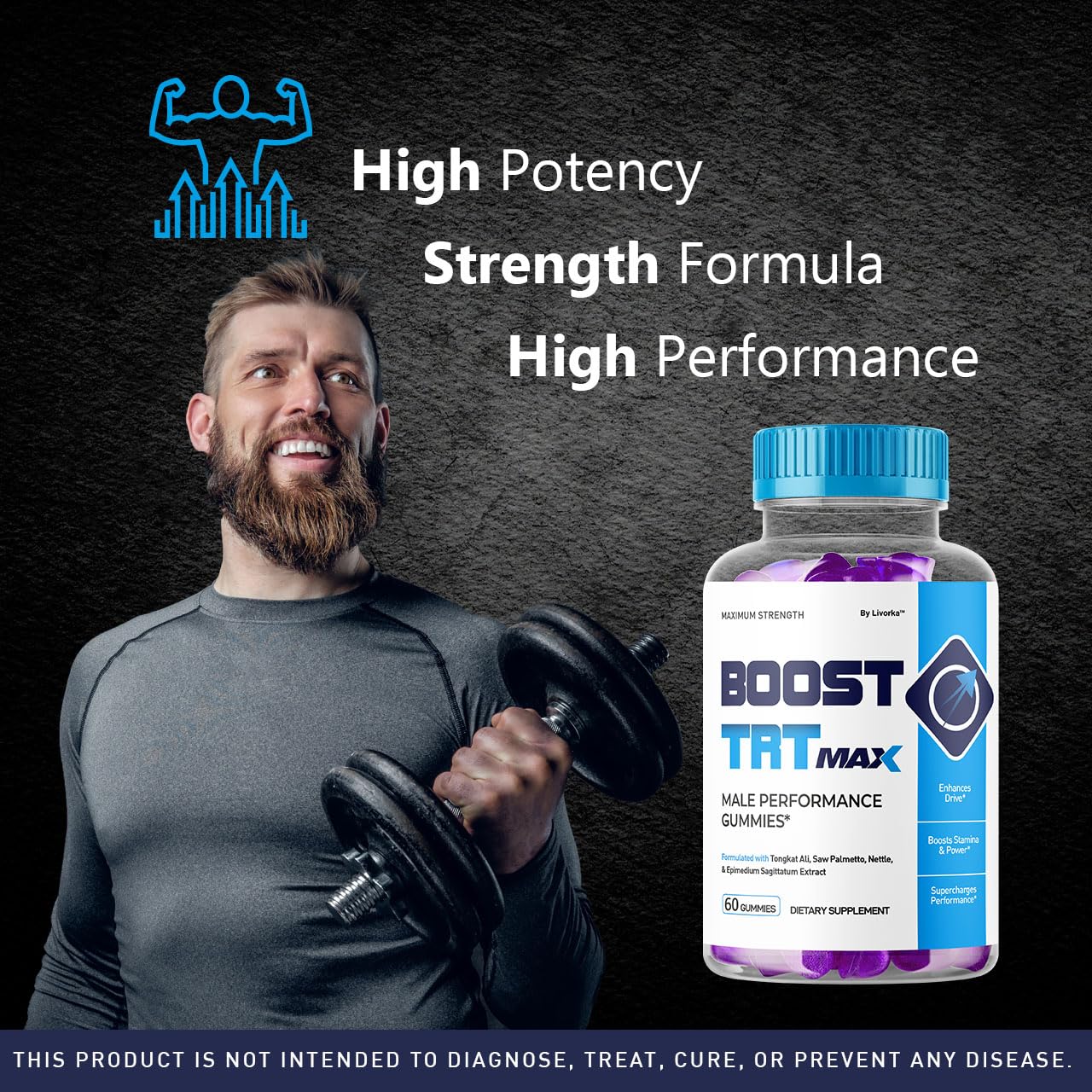 LIVORKA BoostTRT Max 300 Gummies