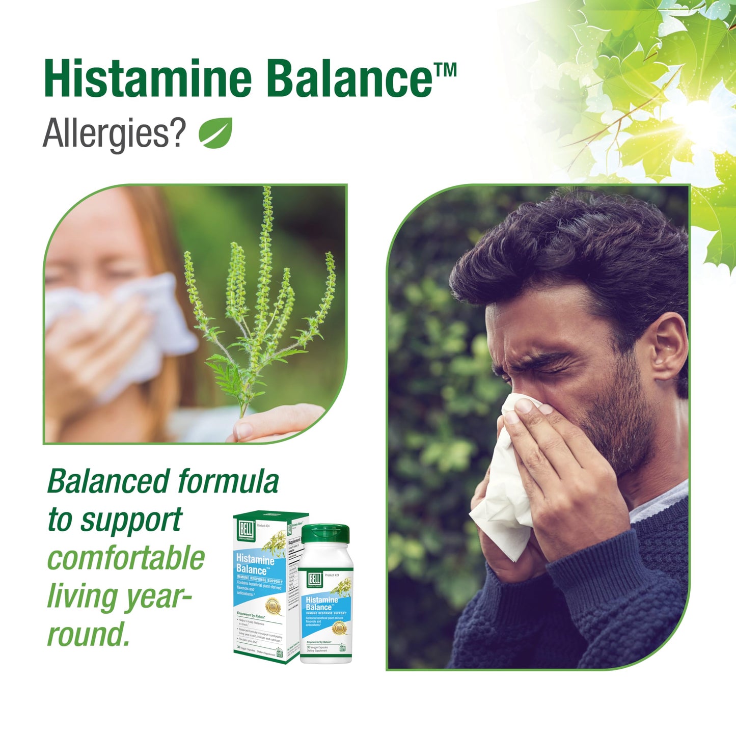 Bell Histamine Balance Capsule 30 Count