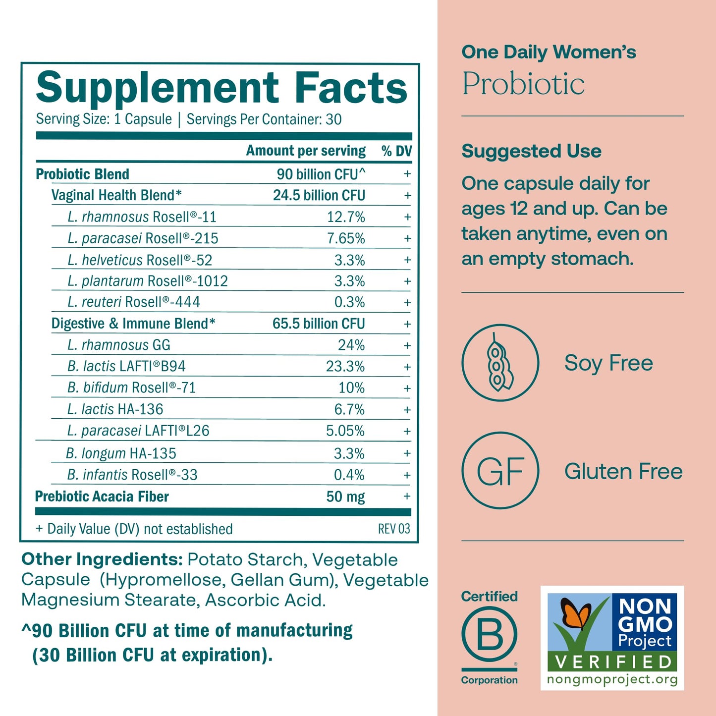 True Grace One Daily Women’s Multivitamin 40+ (30 Vegan Tablets), Omega-3 Fish Oil (60 Softgels) & One Daily Women’s Probiotic (30 Vegetarian Capsules) – 120-Count