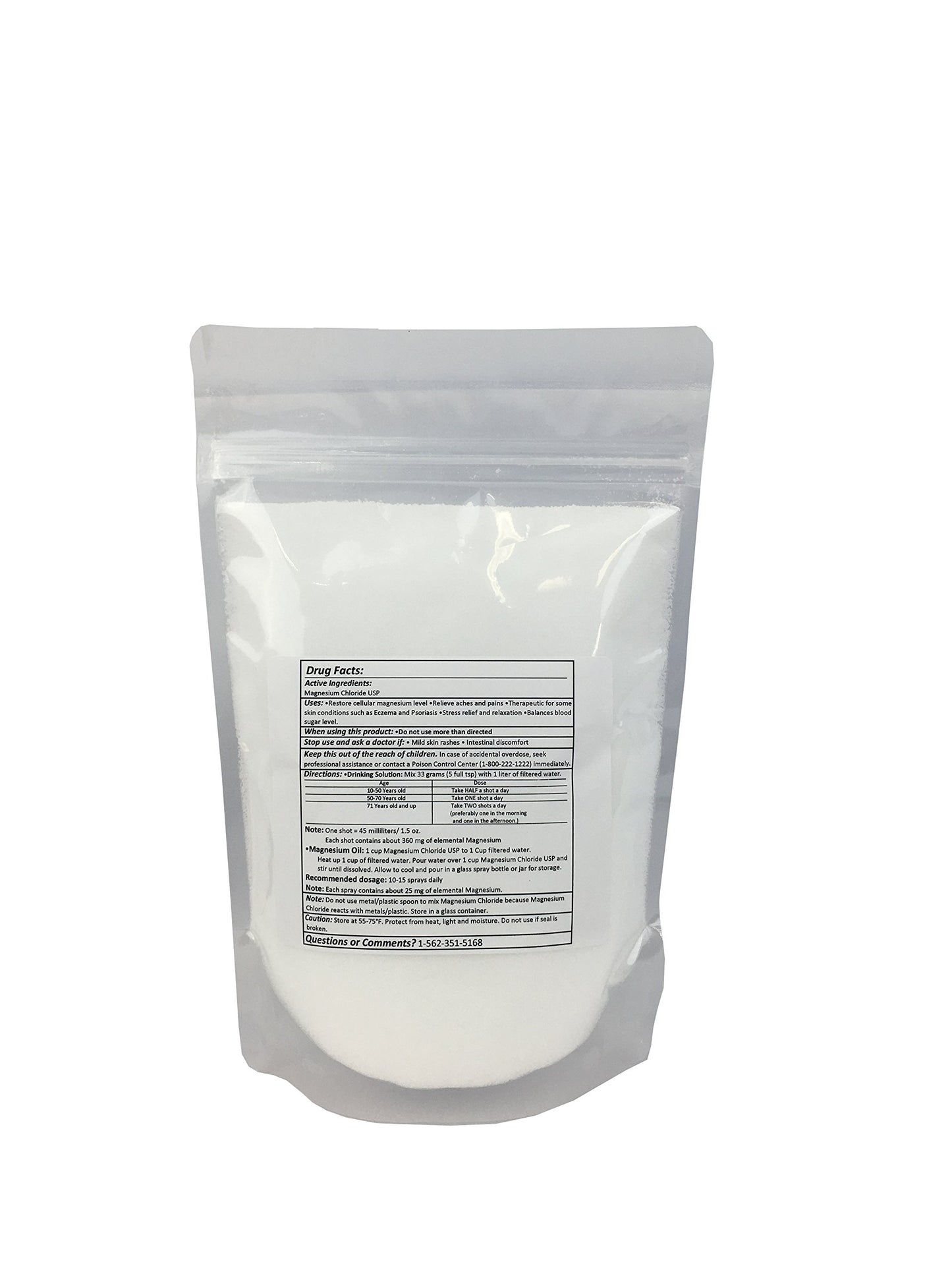Greenway Biotech, Inc. Organic Magnesium Chloride USP Supplement Powder, 16 Ounces