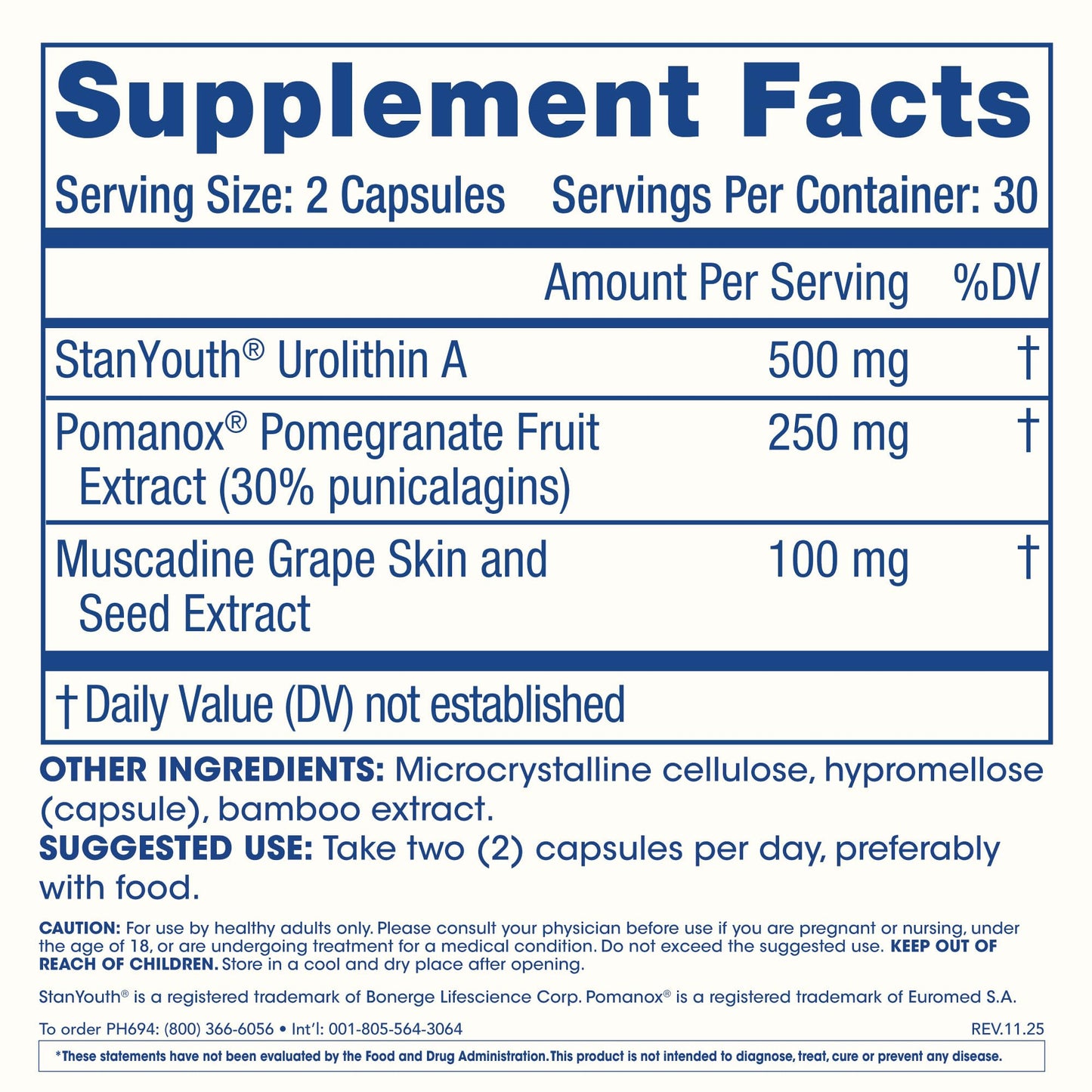 ProHealth Full Spectrum Urolithin A Capsules 60 Count