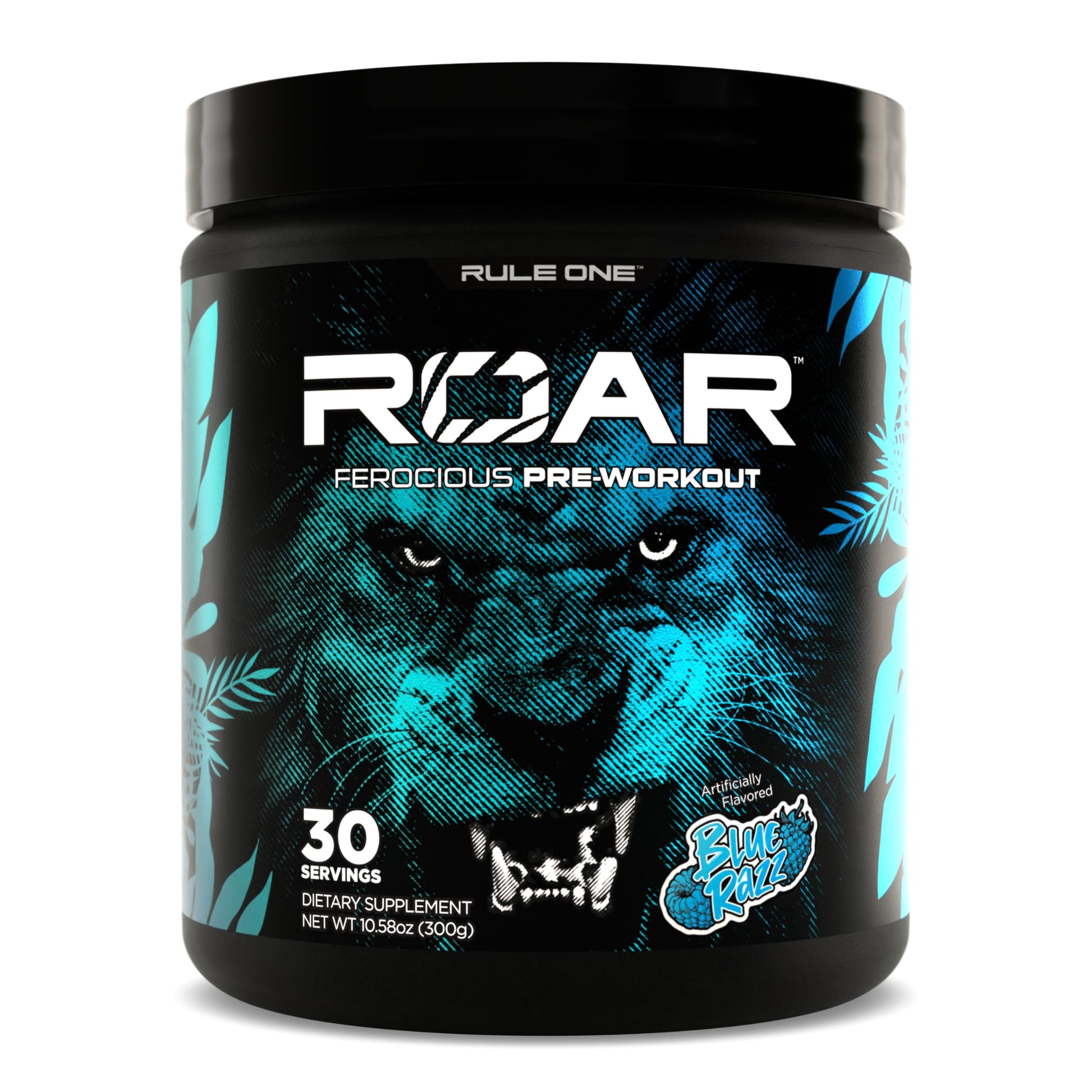 Rule 1 Proteins R1 Roar Blue Razz Powder, 30 Servings