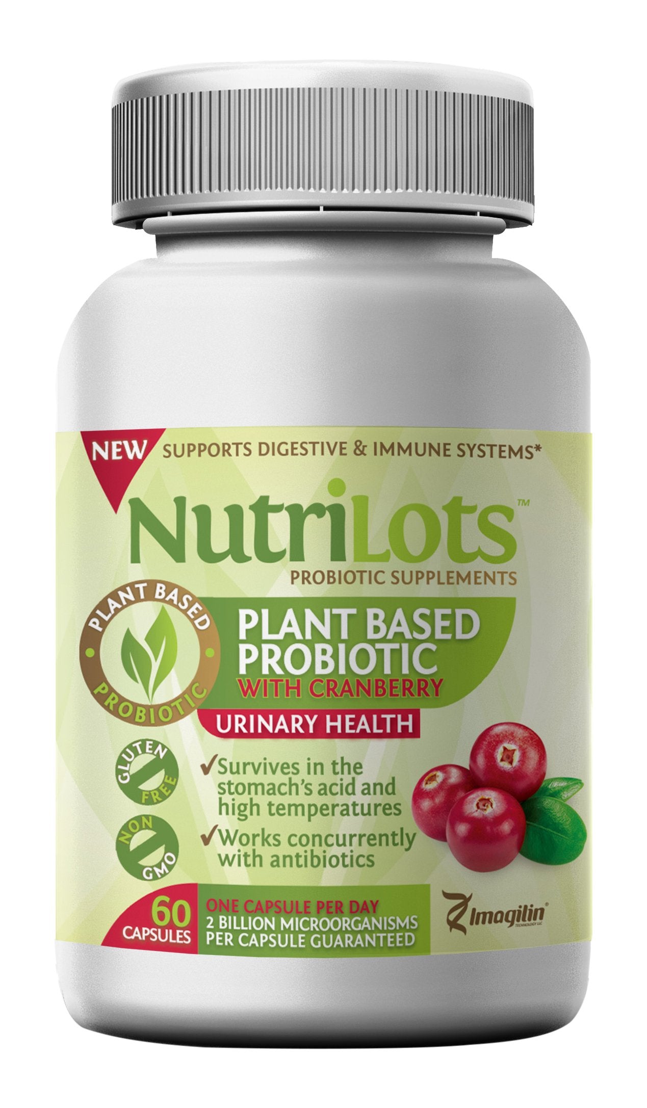 NutriLots Cranberry Powder Capsule 60 Count