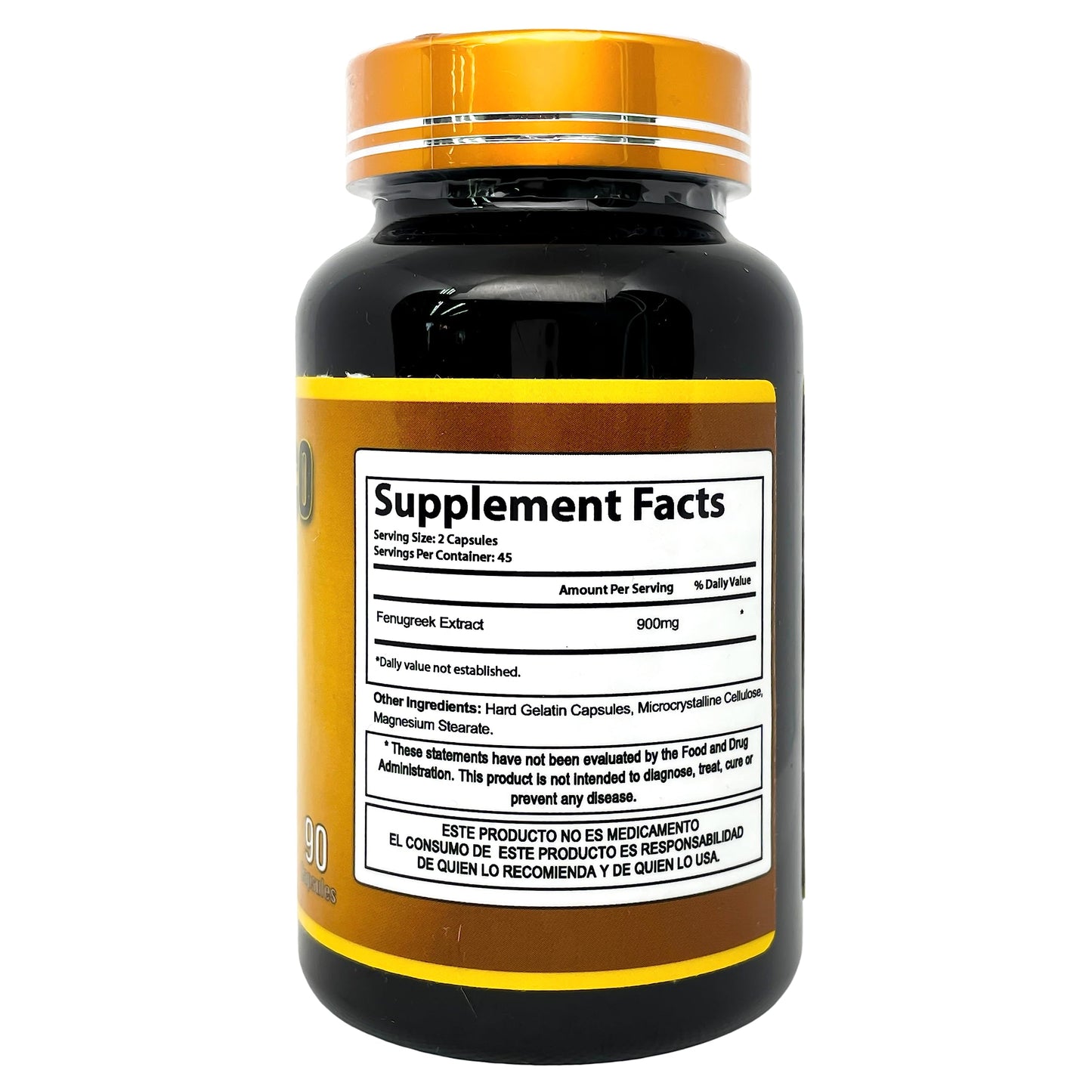 Productos El Colibri Fenogreco Genugreek Extract 900mg Capsules 90 Count