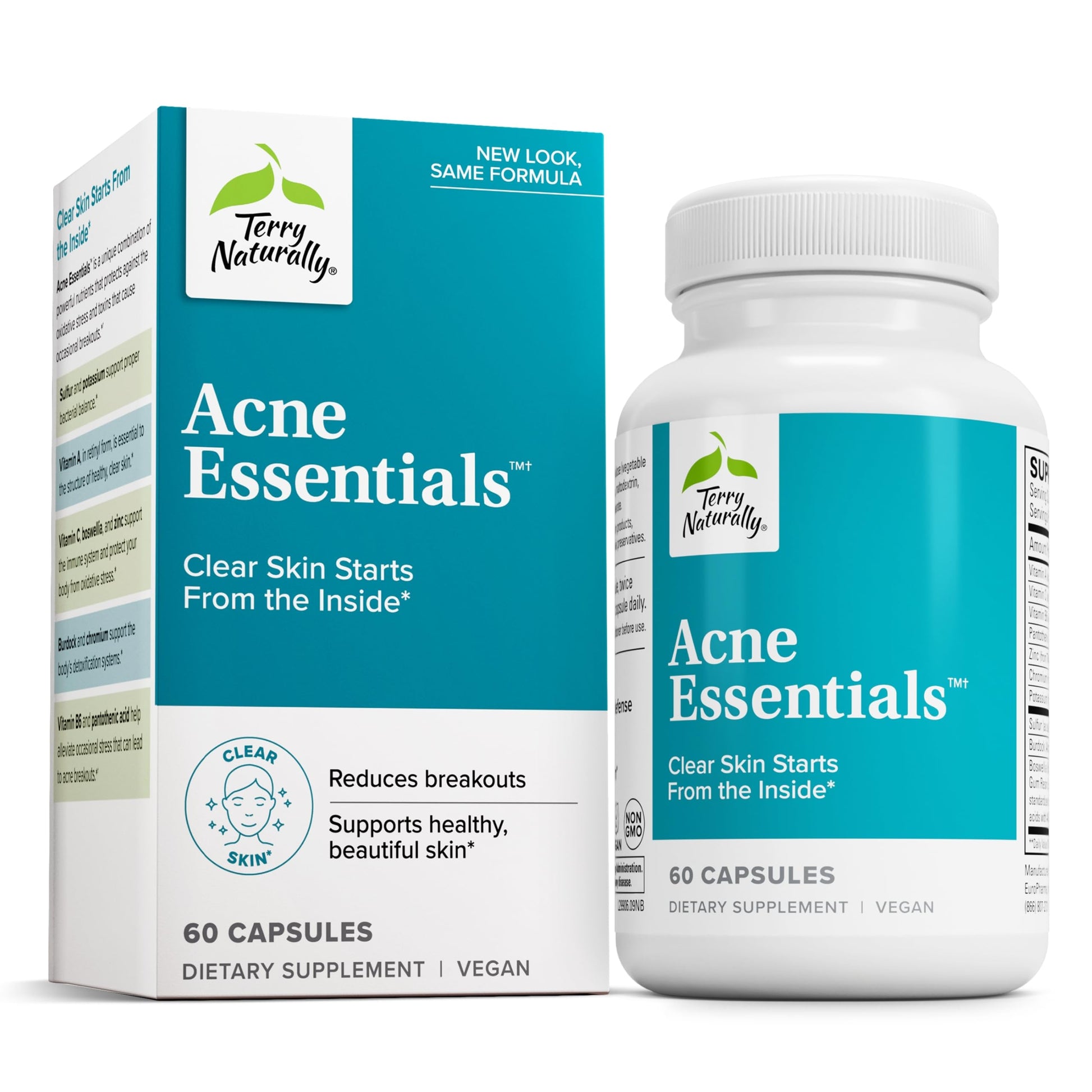 Terry Naturally Acne Essentials 60 Capsules