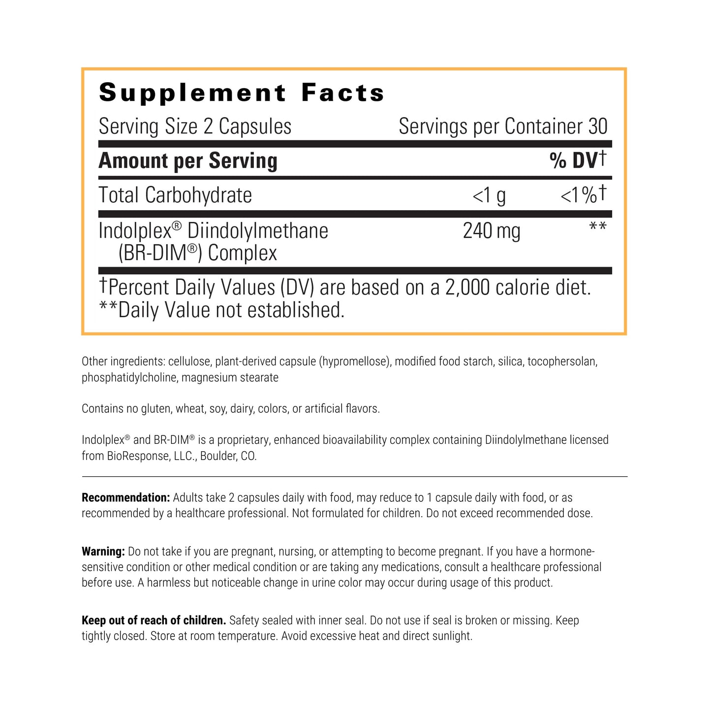 Integrative Therapeutics Indolplex Capsule, 60 Capsules