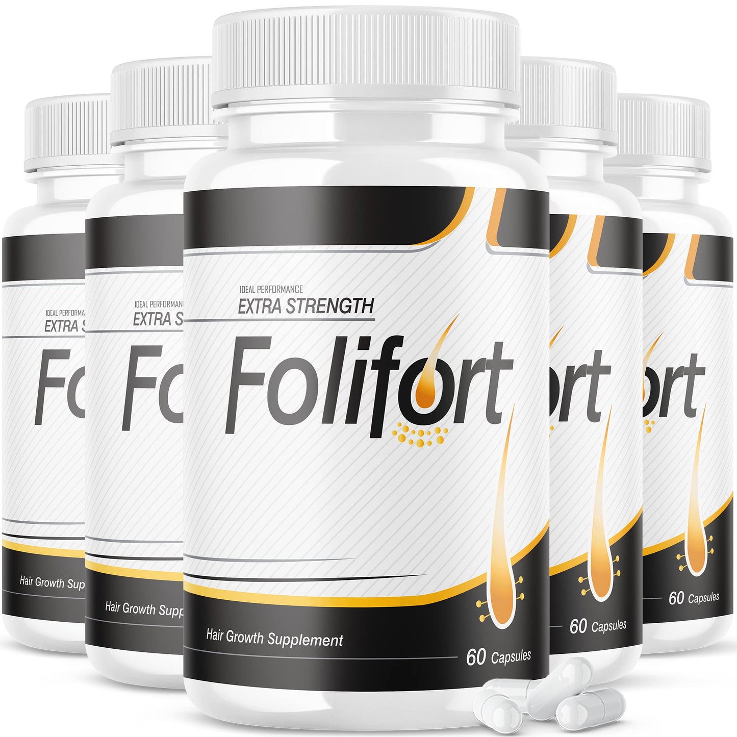 IDEAL PERFORMANCE Folifort Hair Growth Pills, Capsules, 300 Capsules