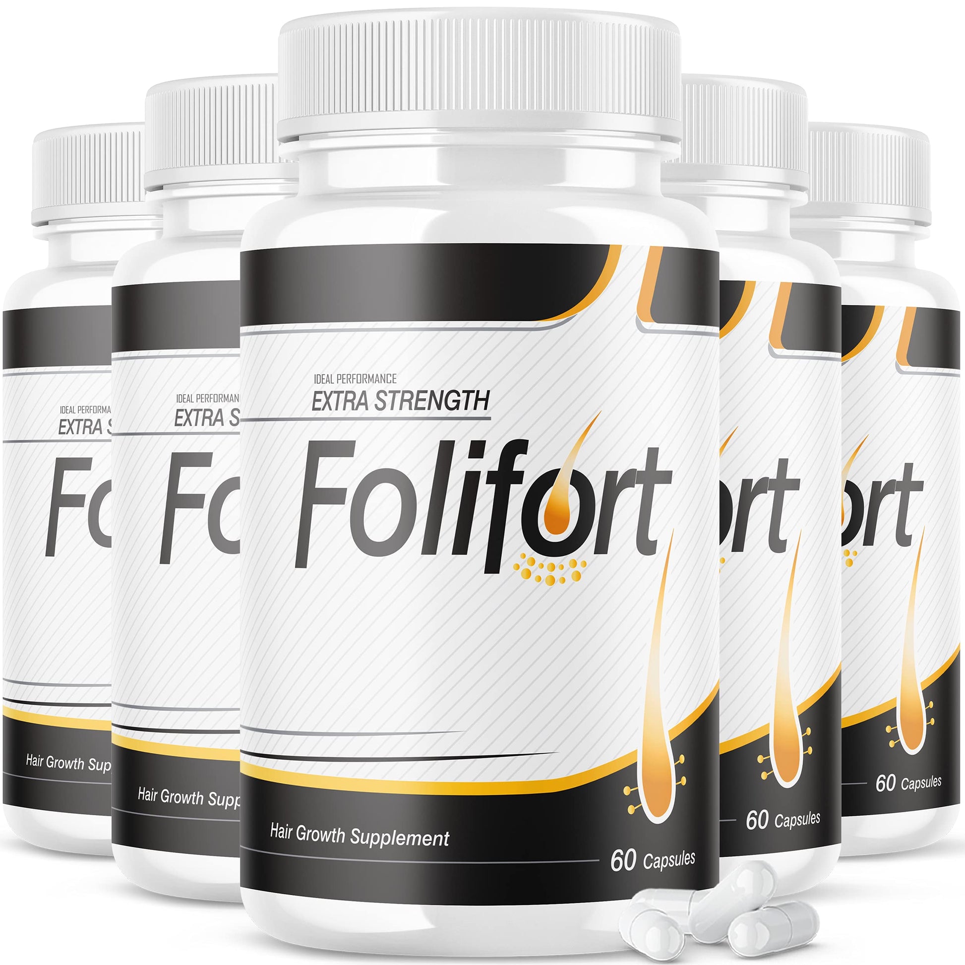 IDEAL PERFORMANCE Folifort Hair Growth Pills, Capsules, 300 Capsules