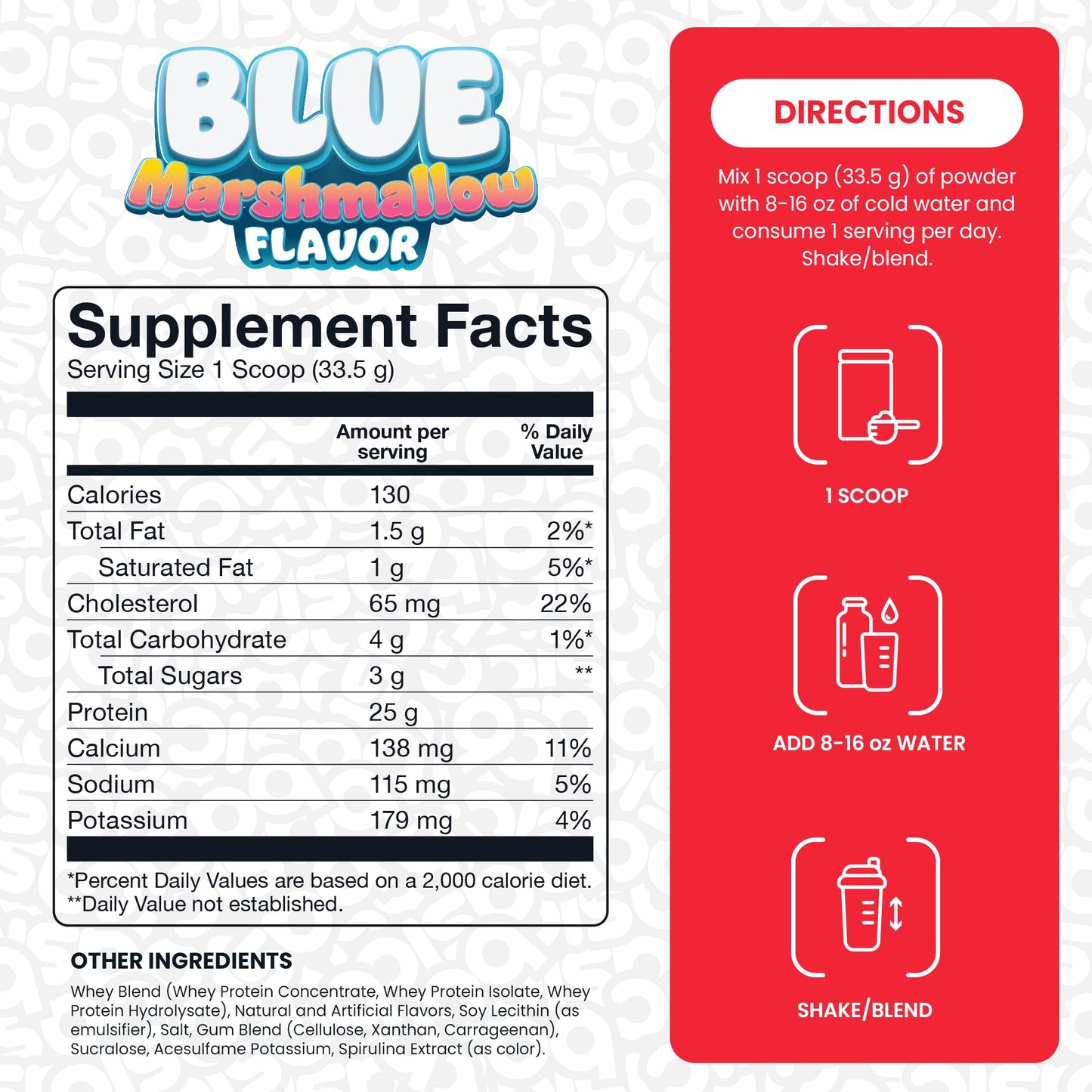BASIC SUPPLEMENTS Whey Protein Powder, 80