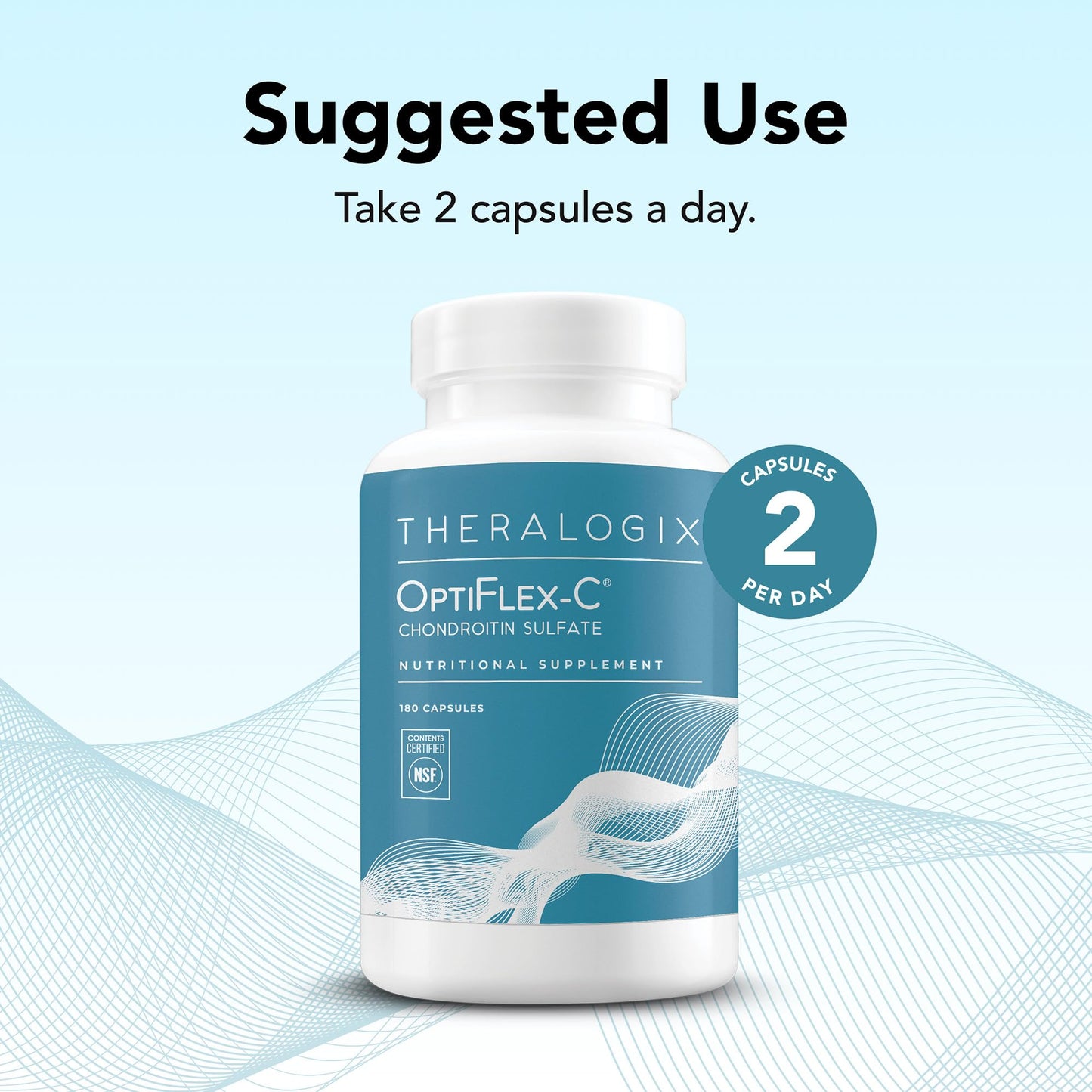 Theralogix OptiFlex-C Chondroitin Sulfate Capsule 180 Capsules