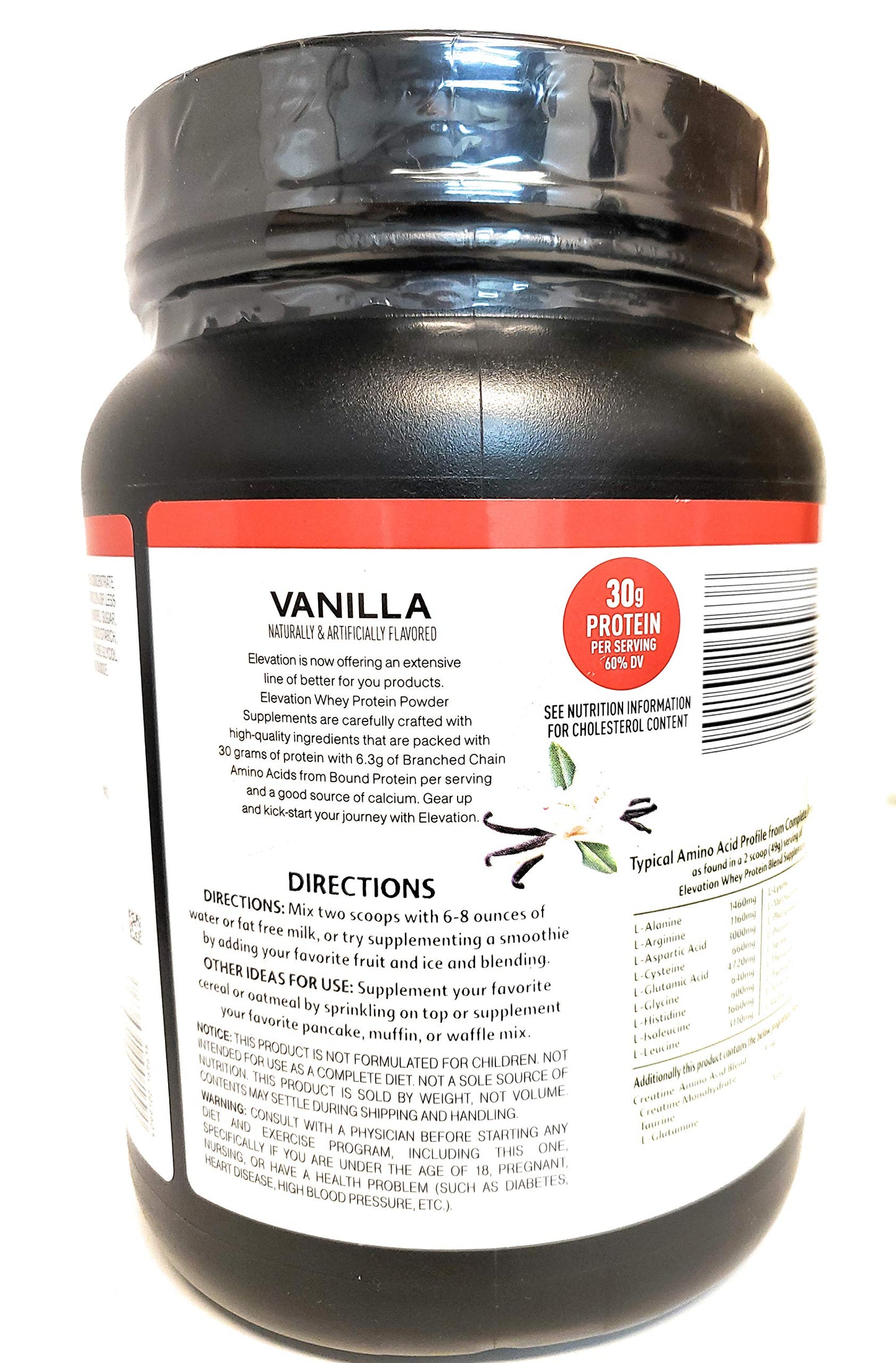 Elevation Vanilla Protein Powder 32 oz