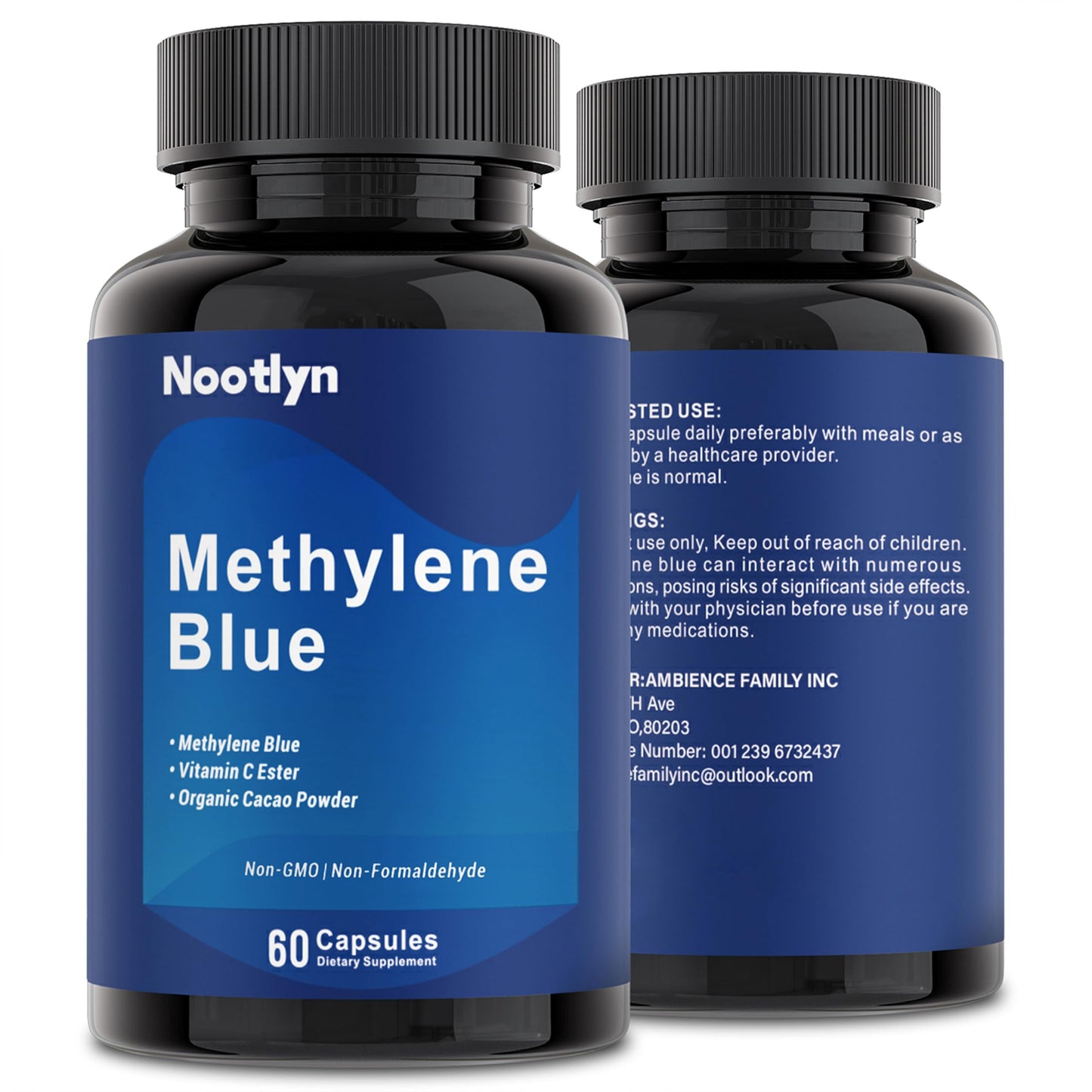 Nootlyn Methylene Blue Capsules, 60 Capsules