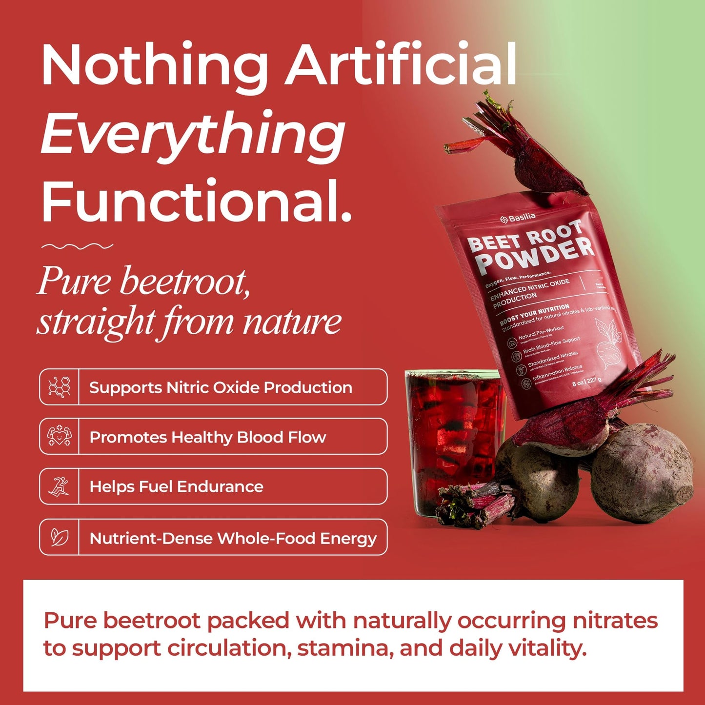 Basilia Beet Root Powder 8 oz