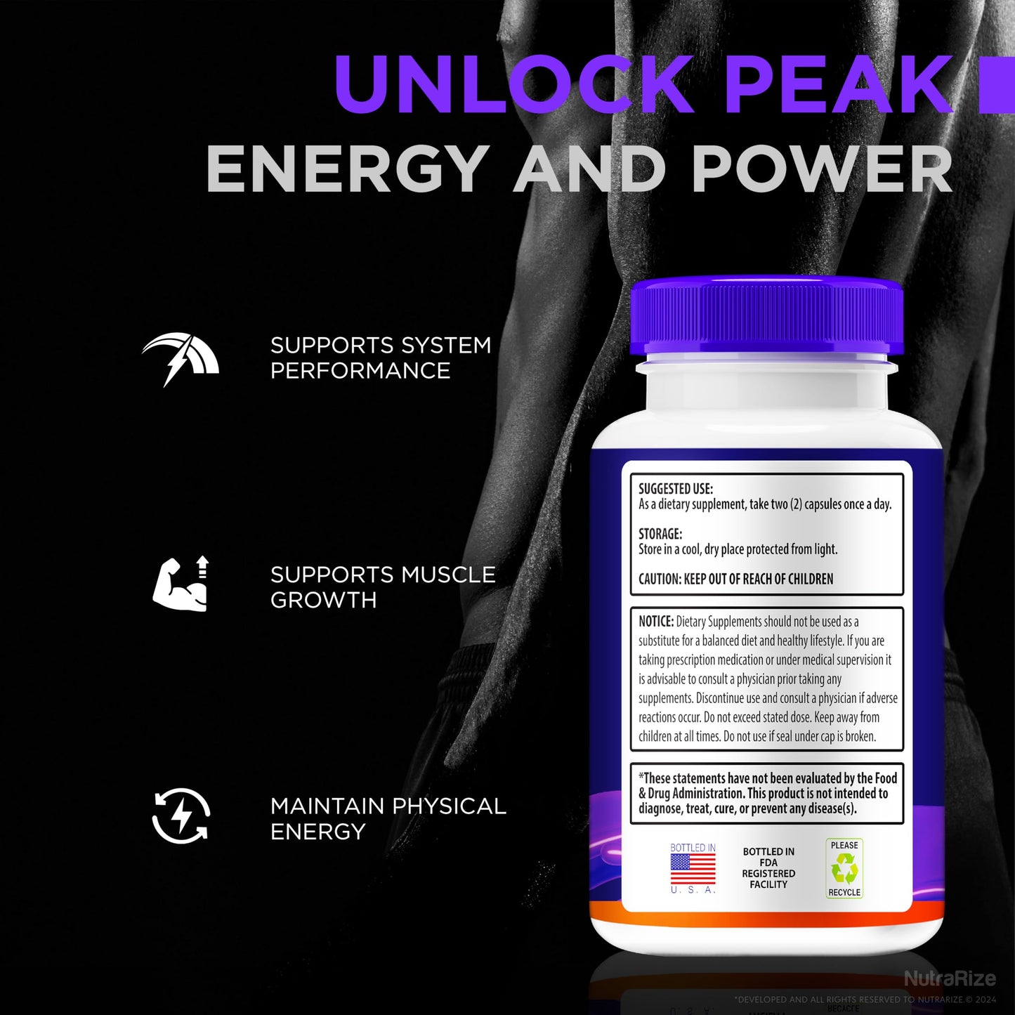 NutraRize Viril Valor XL Capsules 120 Capsules