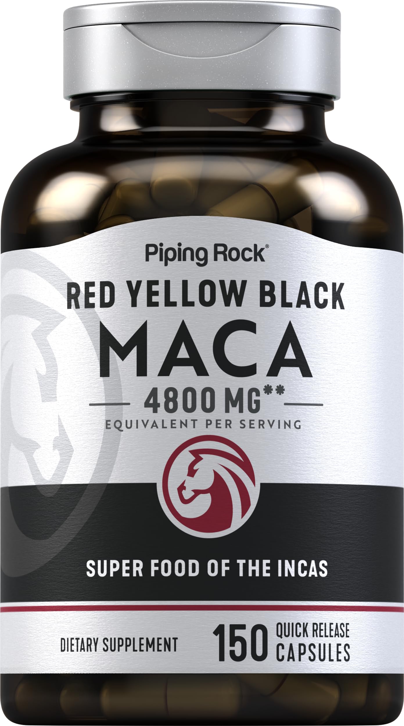 Piping Rock Maca Root Capsules 150 Capsules