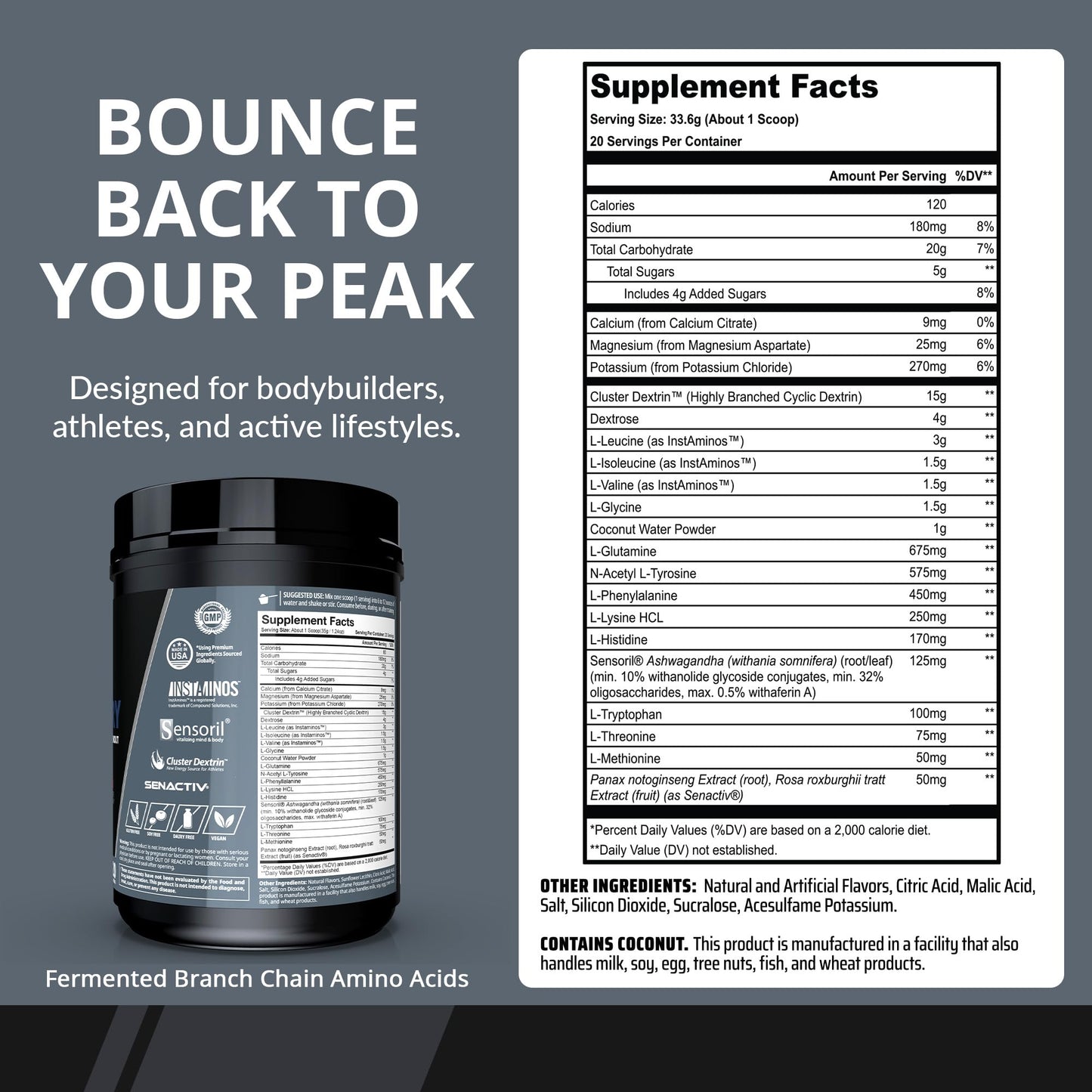 Granite Supplements Recovery Powder 23.5