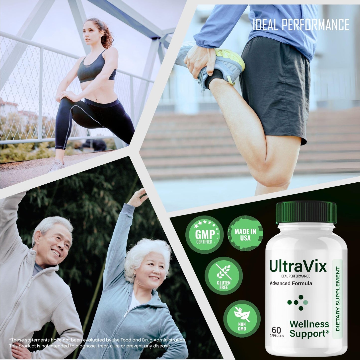 IDEAL PERFORMANCE UltraVix Joint Support Capsules, 60 Count