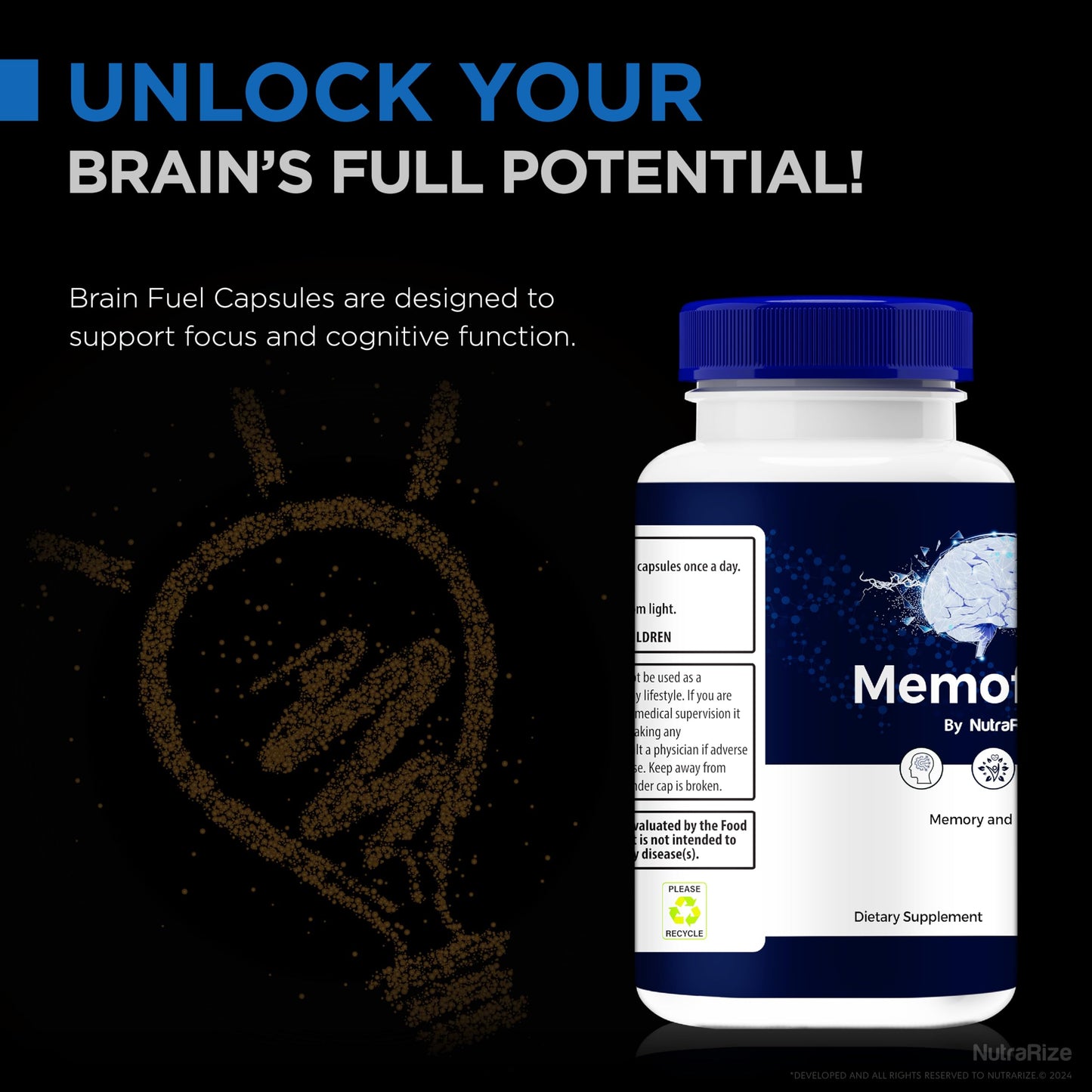 NutraRize Memo Force Capsules, 120 Capsules