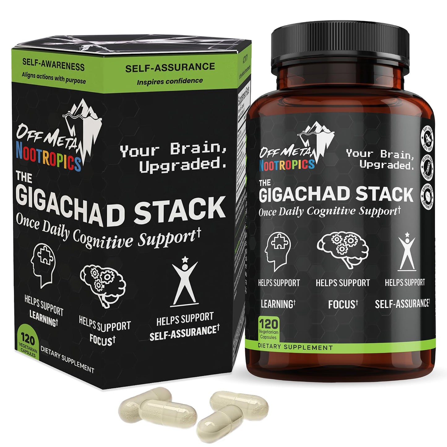 Off Meta Nootropics The Gigachad Stack Capsule, 120 Capsules