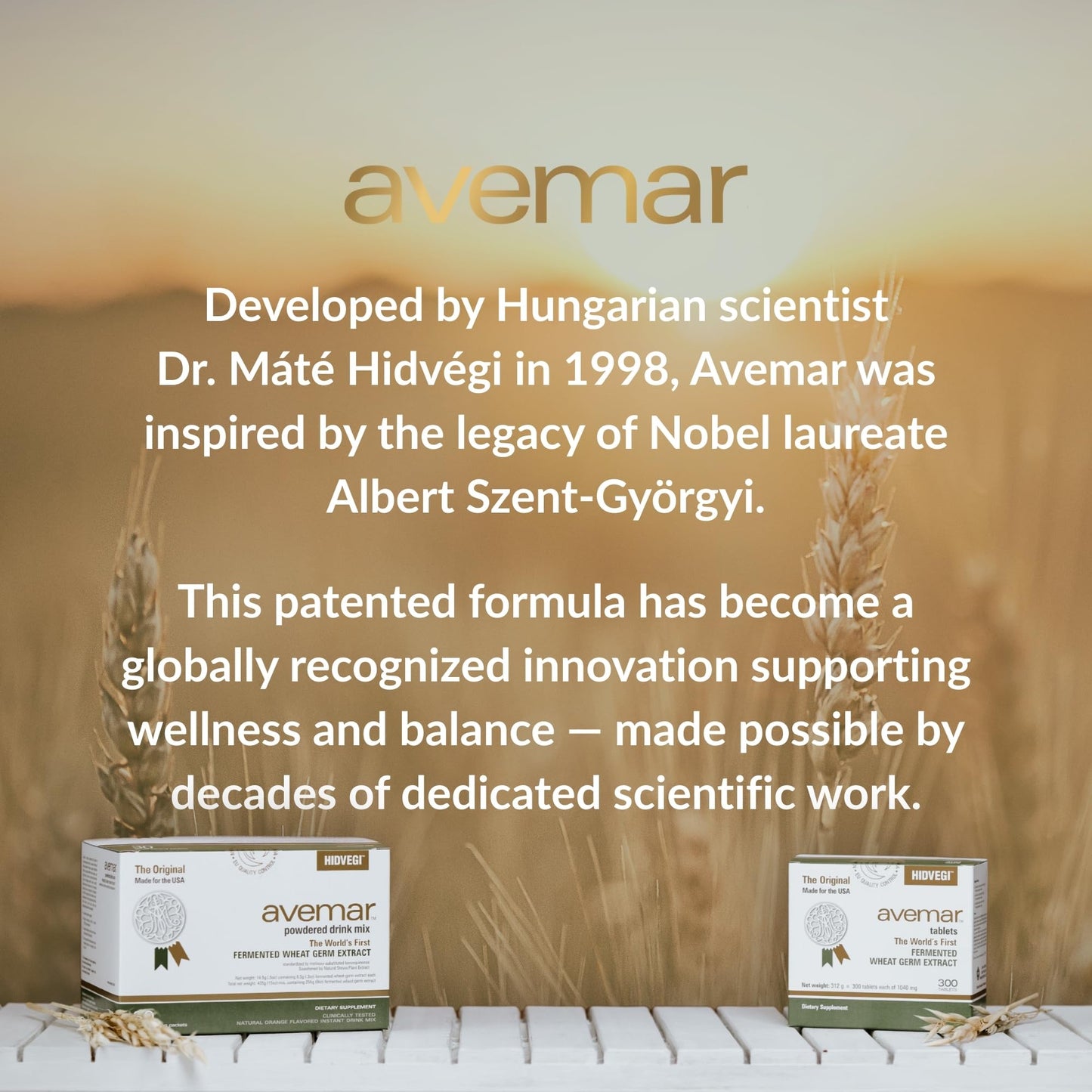 Avemar Fermented Wheat Germ Extract Tablets 300