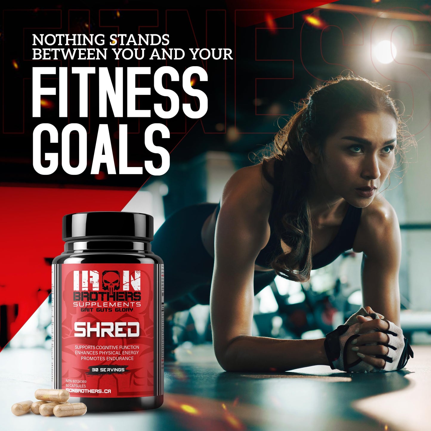 Iron Brothers Supplements Thermogenic Fat Burner Capsules 60 Capsules