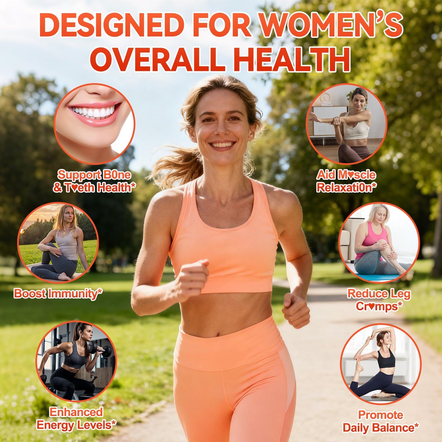 BSSTABBON Calcium Supplements for Women 120 Gummies