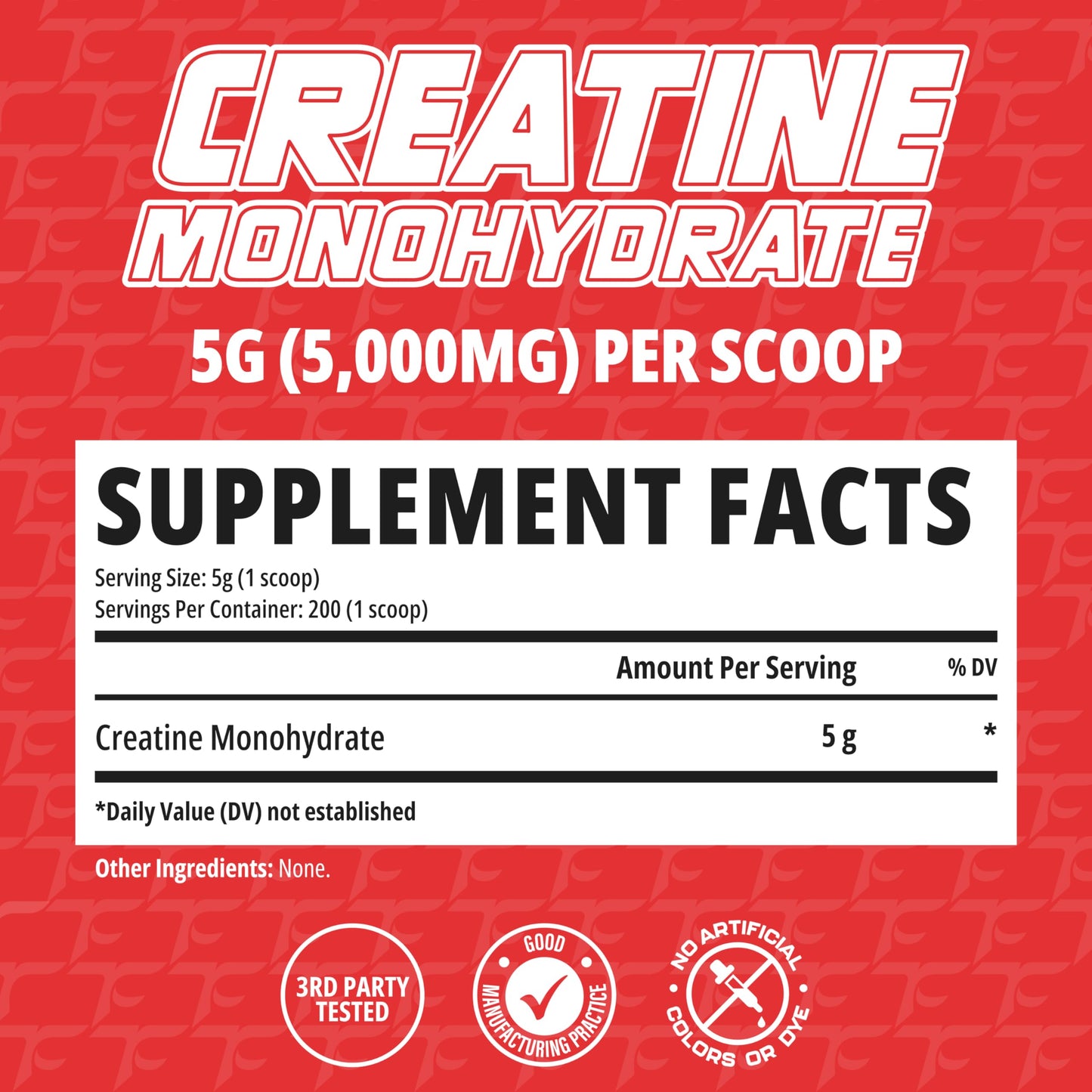 TC Nutrition Creatine Monohydrate Powder 10.58 Ounce